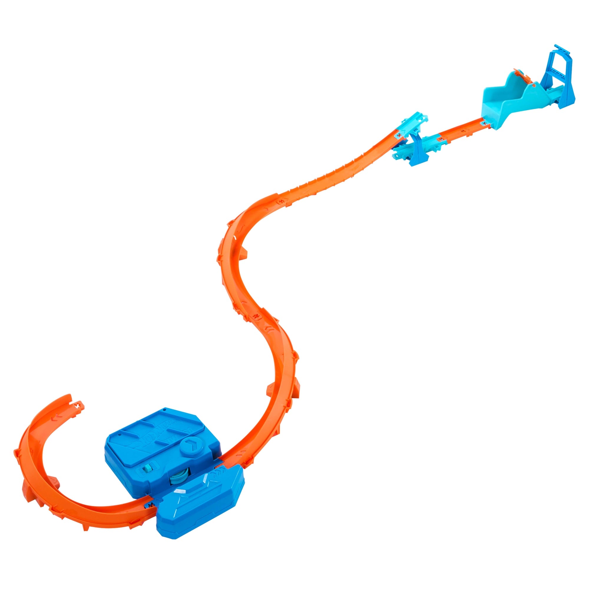 Hot Wheels Track Creator Boosted Jump Speedway Set With 1:64 Scale Toy Car & Motorized Booster - Image 5