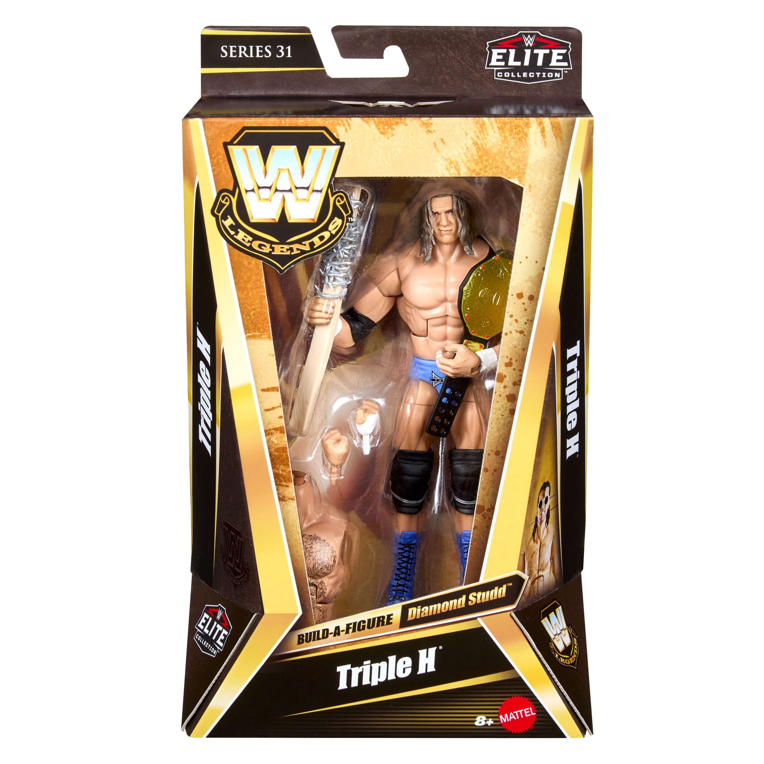WWE Elite Legends Triple H Action Figure & Accessories. Series 31 6-Inch Set - Image 2