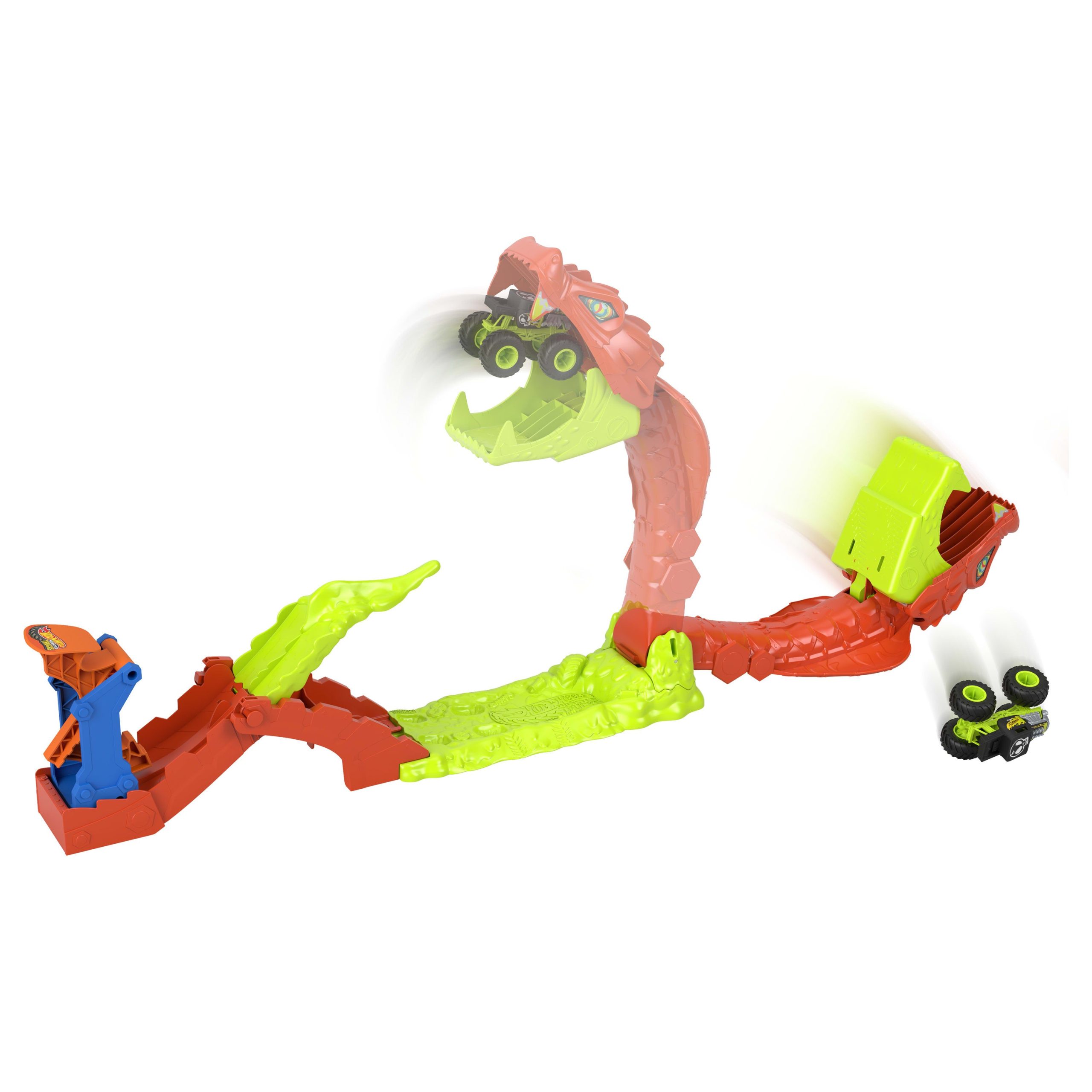 Hot Wheels Monster Trucks Pista de Juguete mordida de serpiente - Image 4