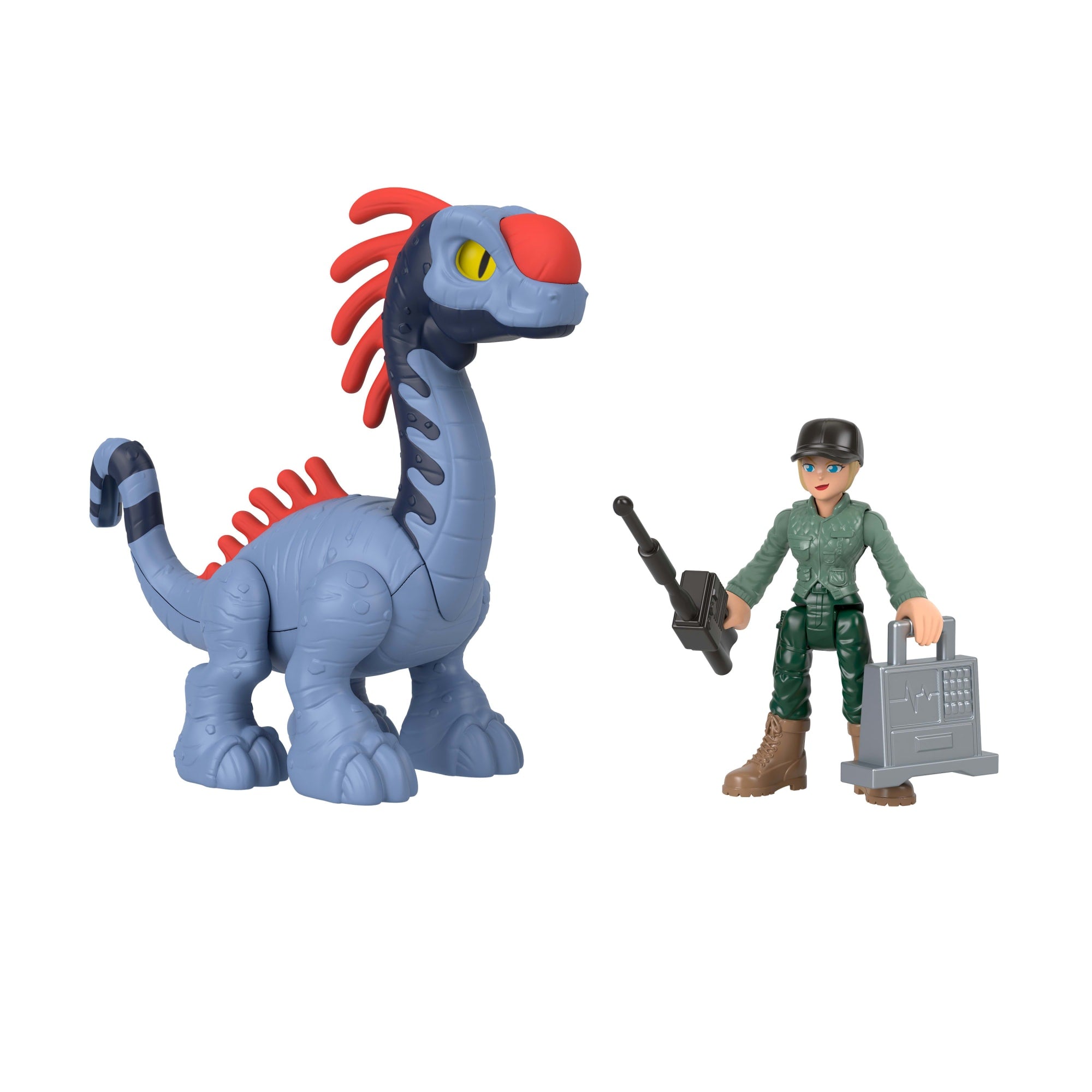 Imaginext Jurassic World Dinossauro de Brinquedo Rebirth Pacote de Dinos Terra. Ar e Mar - Image 6