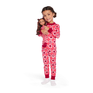 American Girl® x Hanna Andersson Berry Bright Stars Pajamas for Girls & 14.5-inch Dolls
