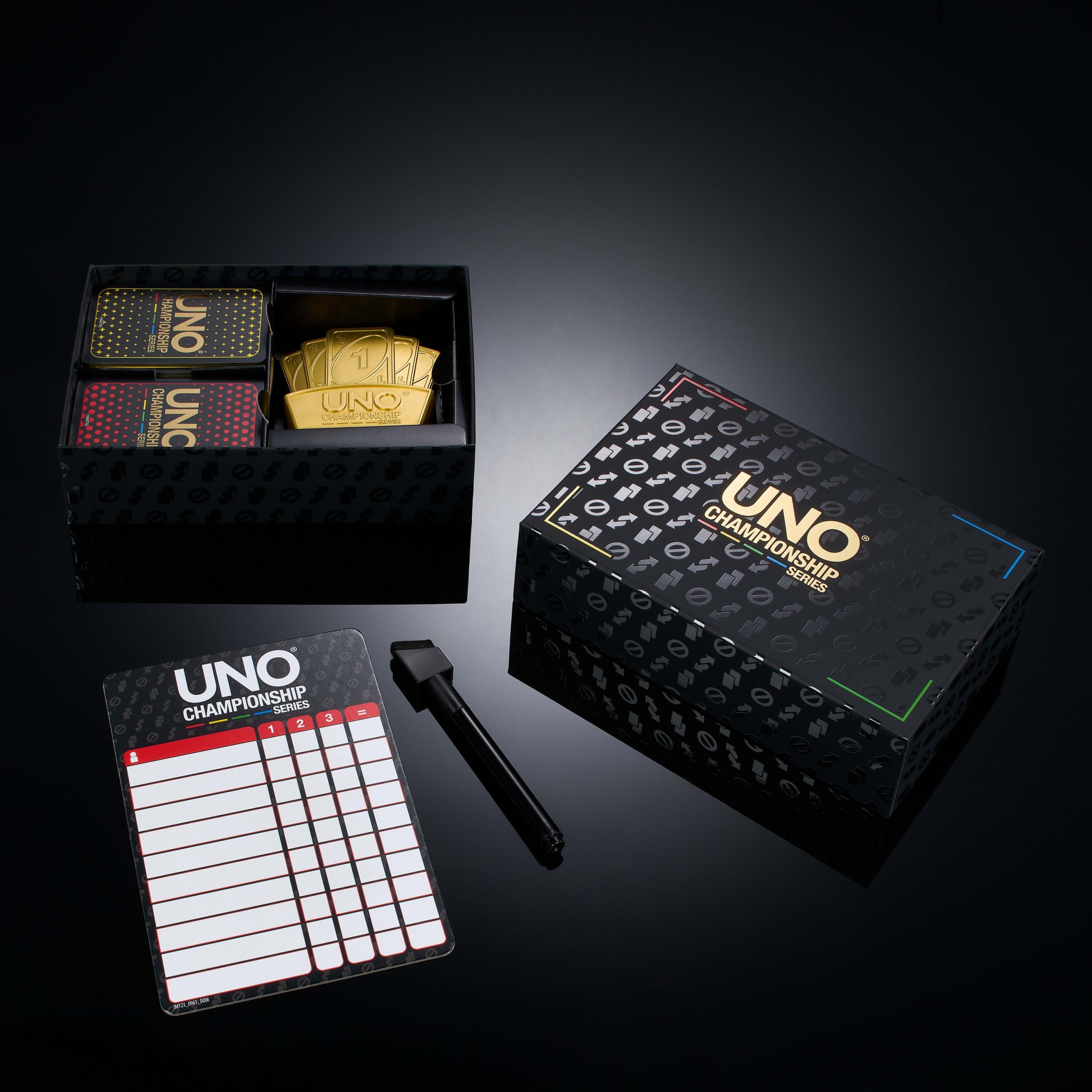 UNO Juego de Cartas Championship Series kit de torneo con todo lo necesario para competir - Image 3