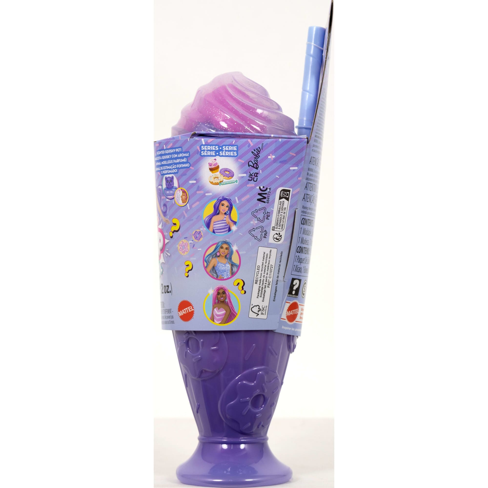 Barbie Pop Reveal Treat Series Doll & Accessories Set. Donut Dreams Fashion Doll & Pet - Image 5