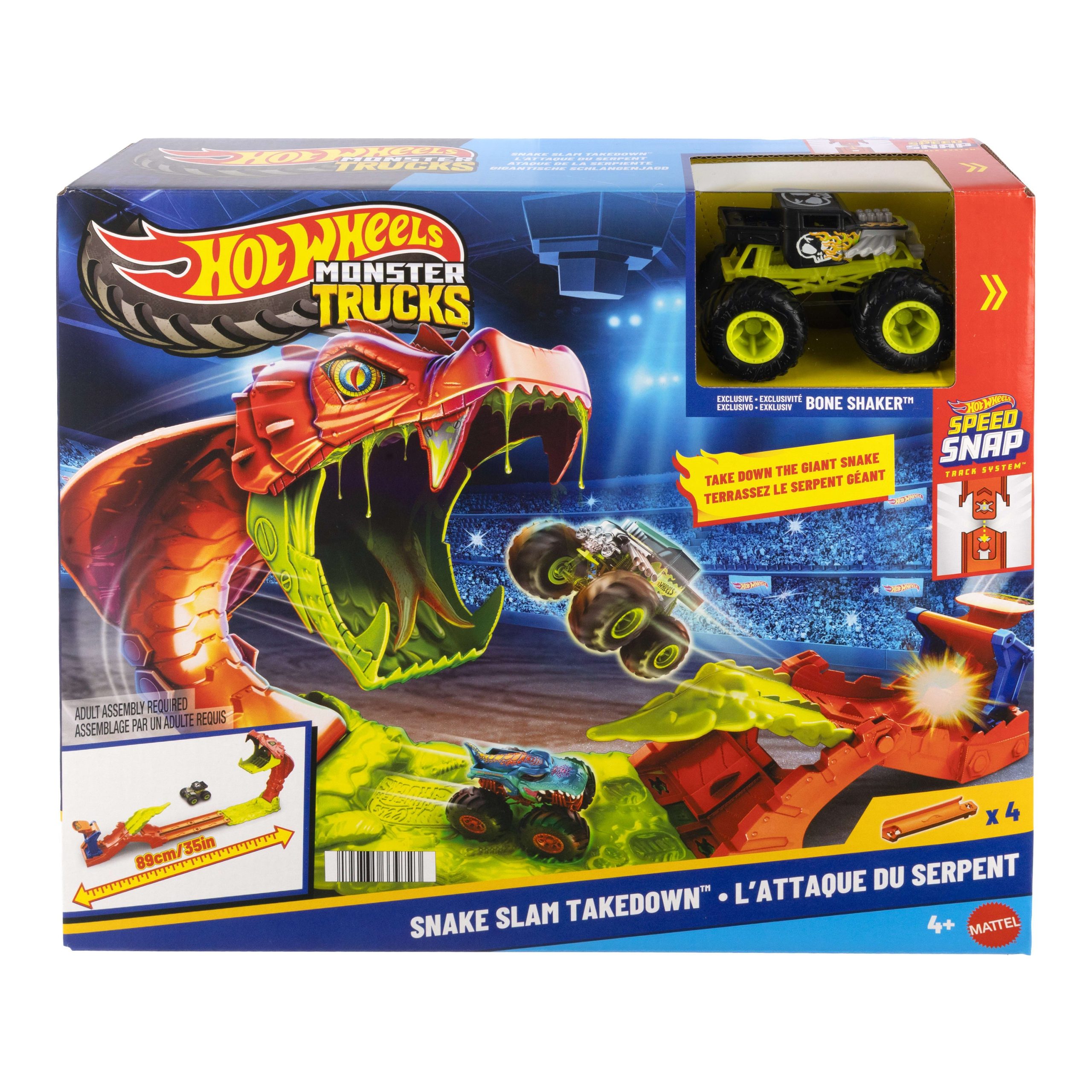Hot Wheels Monster Trucks Pista Mordida de Serpente - Image 6