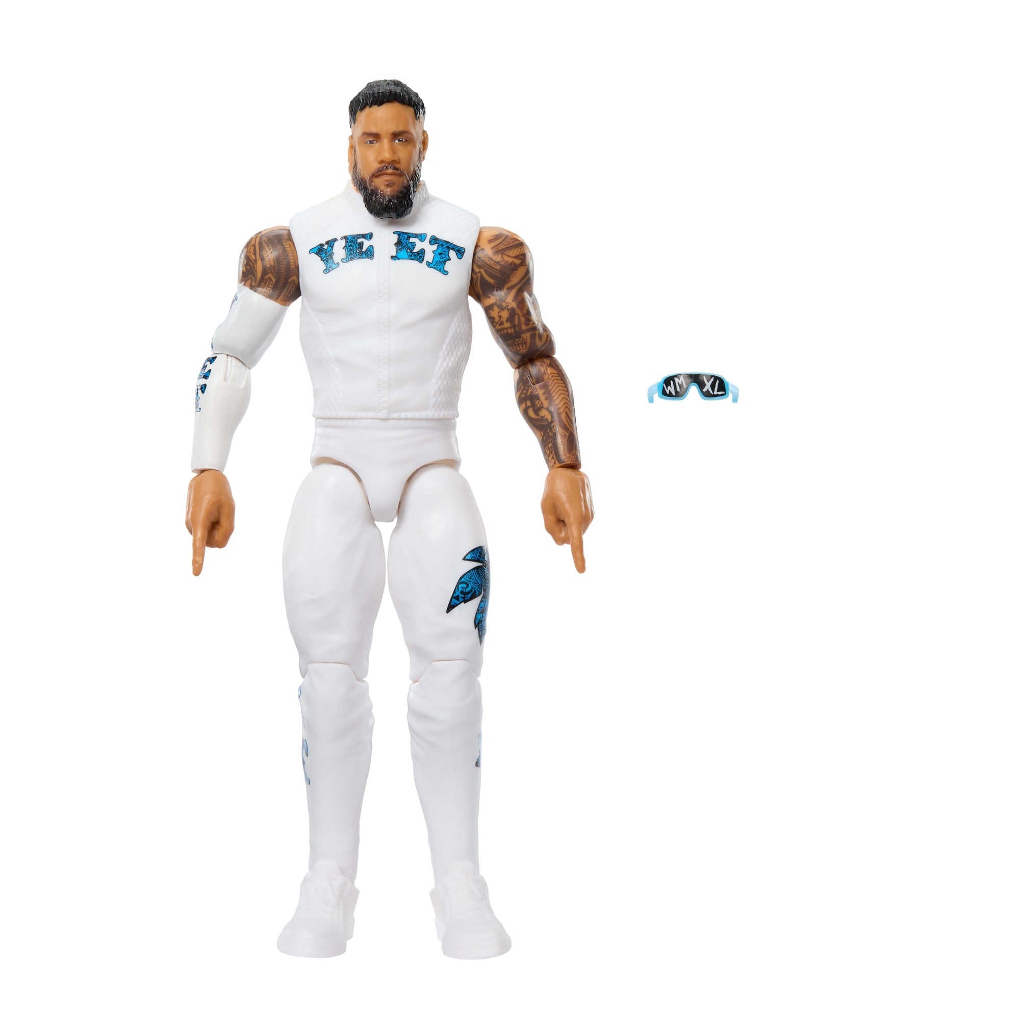WWE Jey Uso Action Figure. Main Event Series #161. 6-Inch Collectible With Articulation