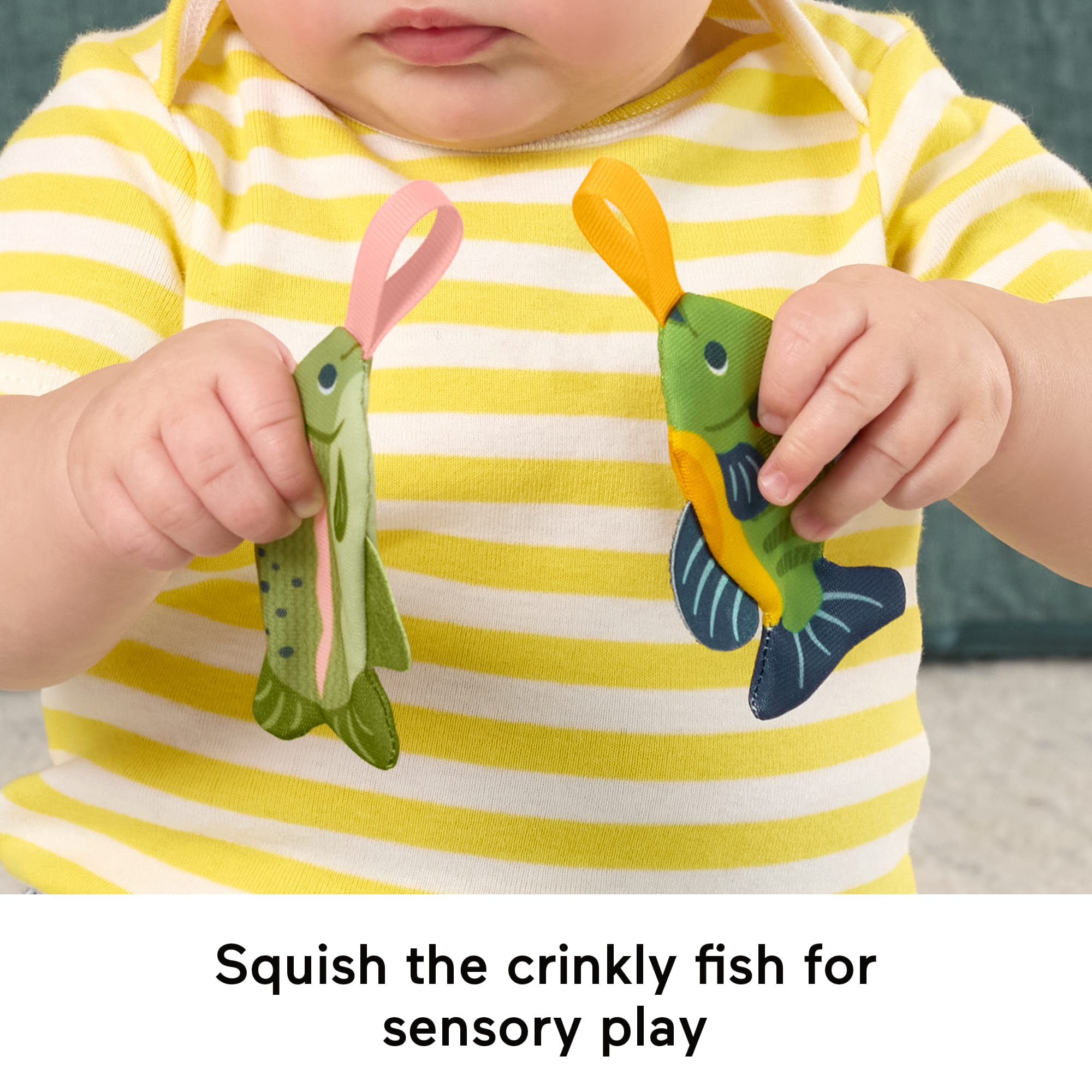 Fisher-Price Mini Me Moments Reel Fun Fishing Gift Set. 4 Baby Toys For Newborn Sensory Play - Image 4