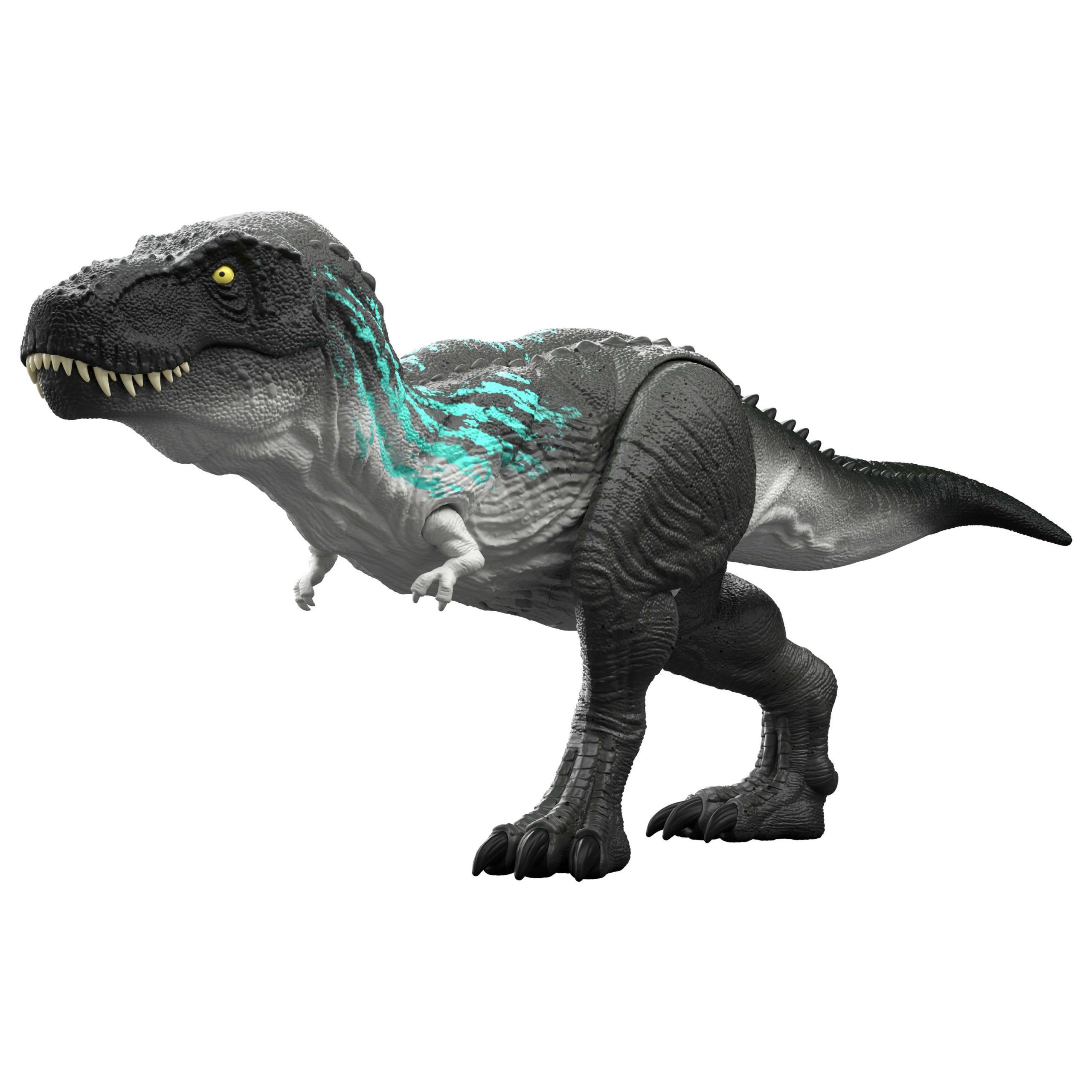 Jurassic World Muscle Madness Tyrannosaurus Rex Action Figure. T-Rex With Grow Feature & Roar - Image 6