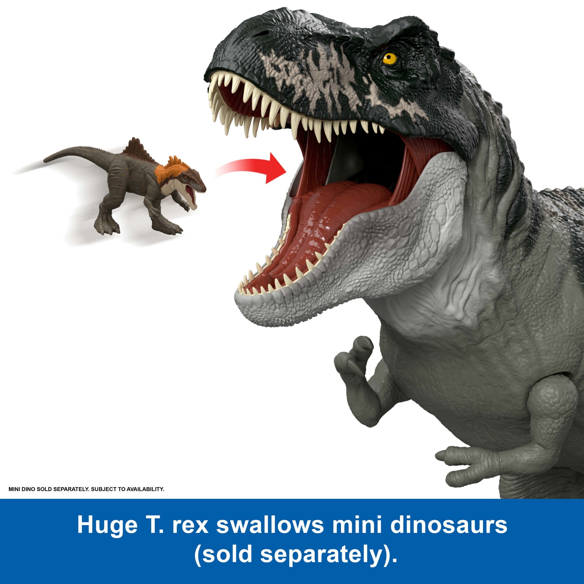 Jurassic World Rebirth Super Colossal Tyrannosaurus Rex Action Figure. T-Rex Dinosaur Movie Toy - Image 3