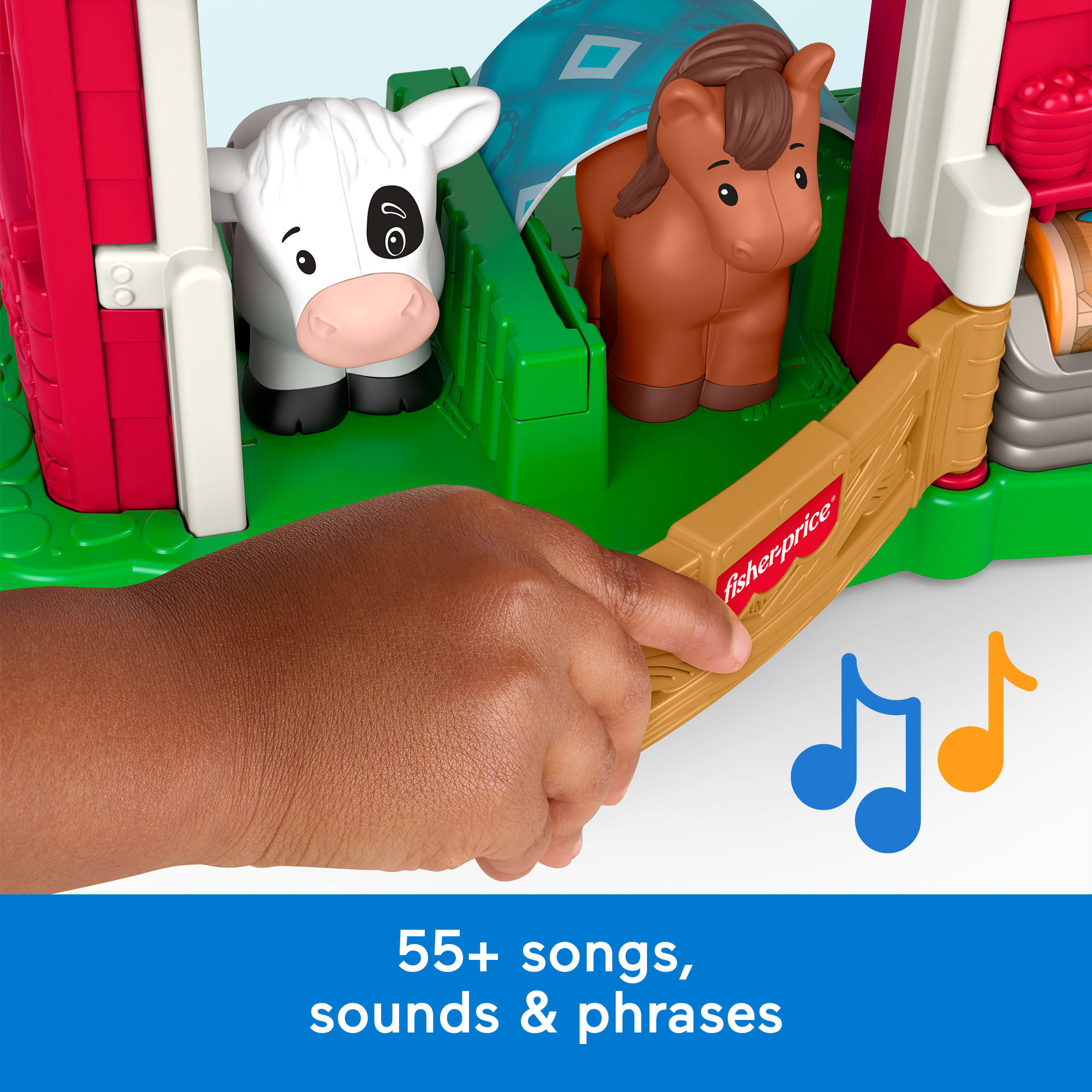 Fisher-Price Little People Caring Fun Animal Farm Playset Toddler Learning Toy. 6 Play Pieces - Image 4