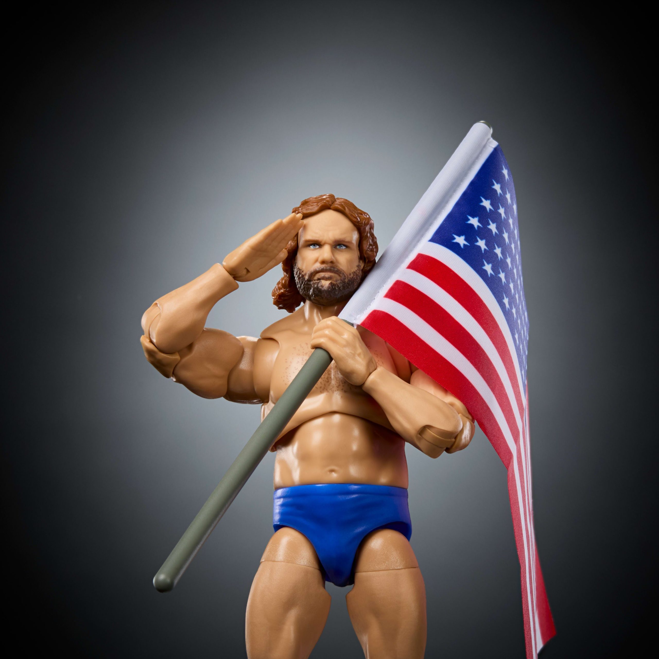 WWE Ultimate Legends Action Hacksaw Jim Duggan Figure - Image 3