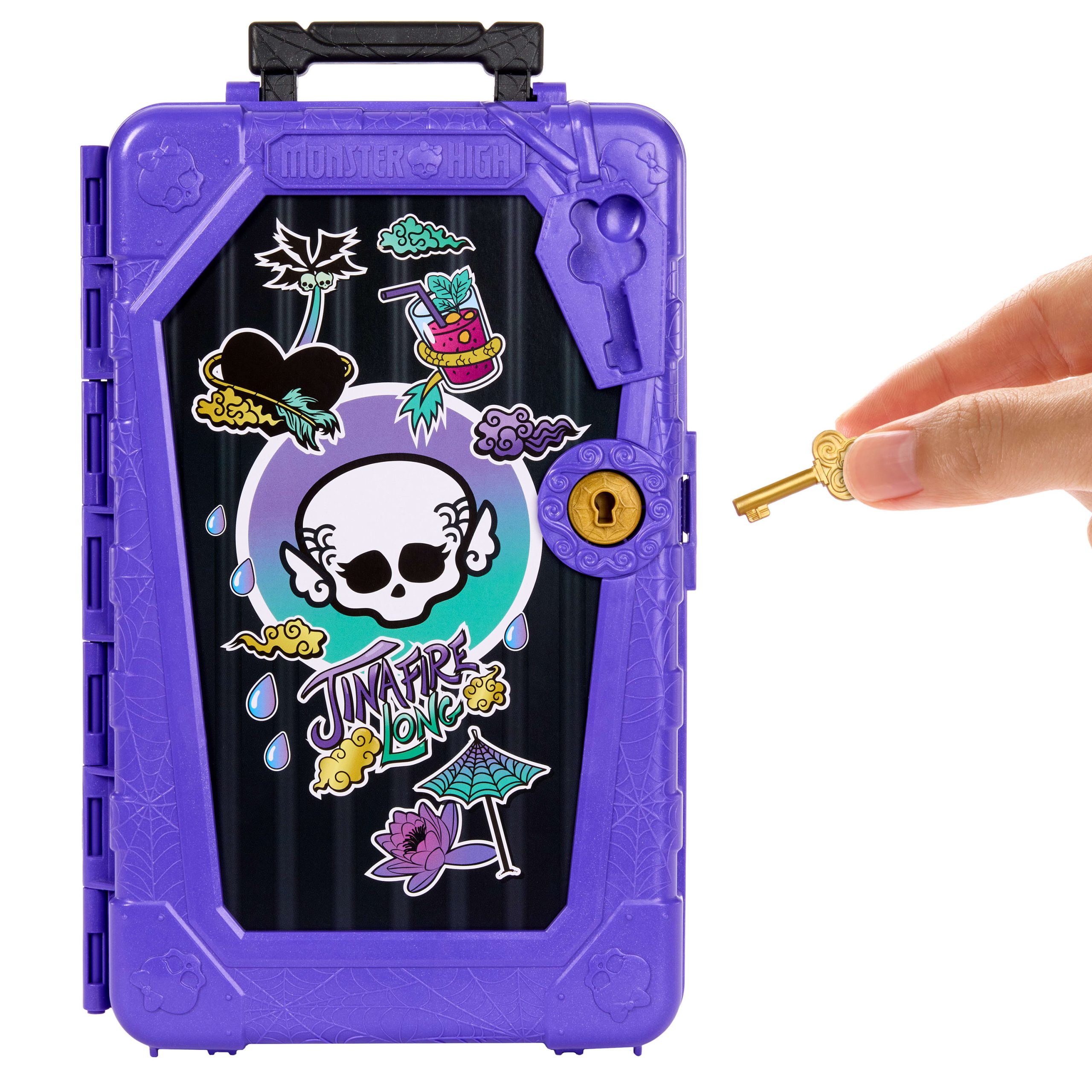 Monster High Skulltimate Secrets Gore-Geous Oasis Playset. Jinafire Long Doll And Accessories - Image 2