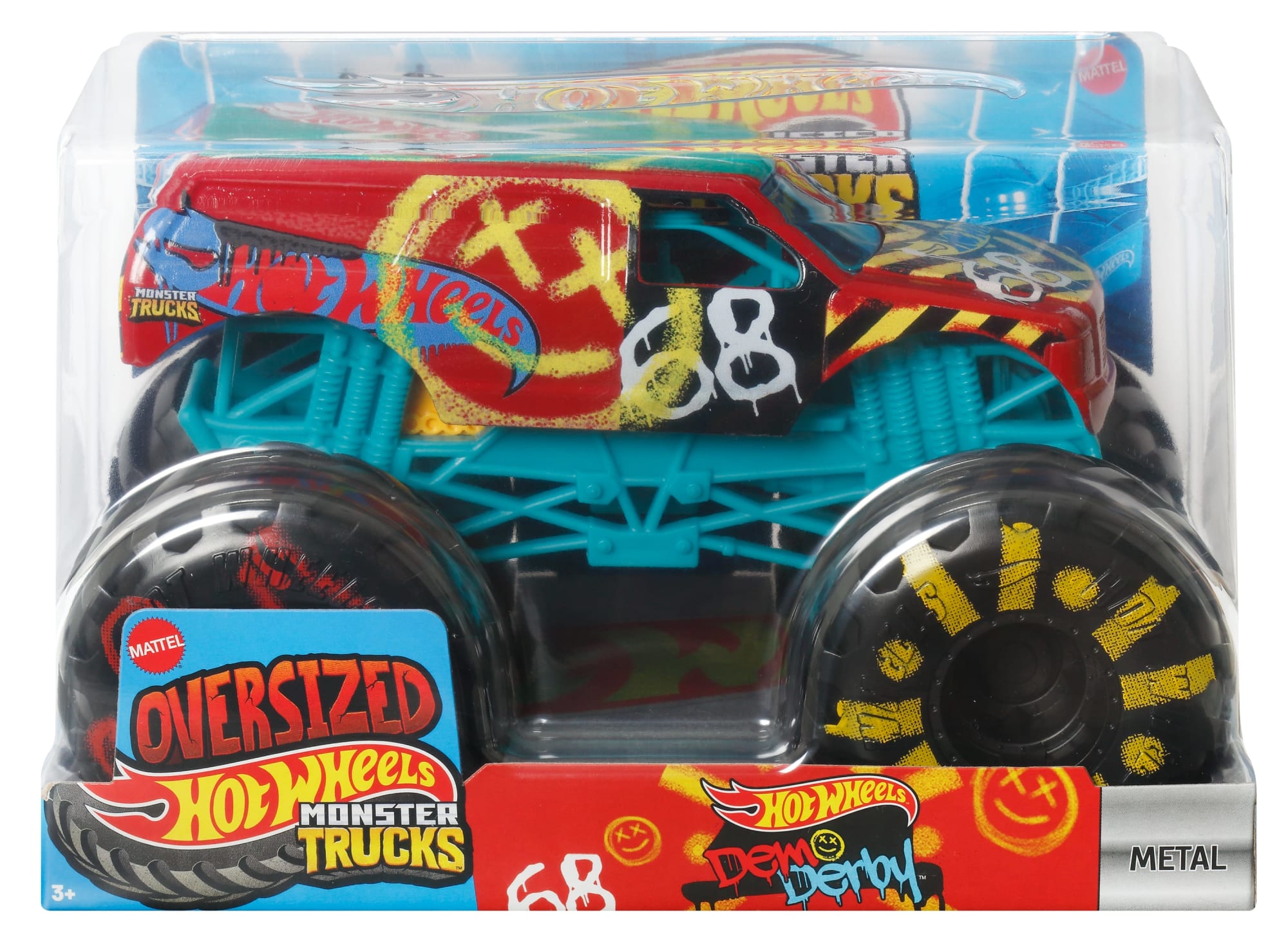 Hot Wheels Monster Trucks. Oversized Monster Truck in 1:24 Scale