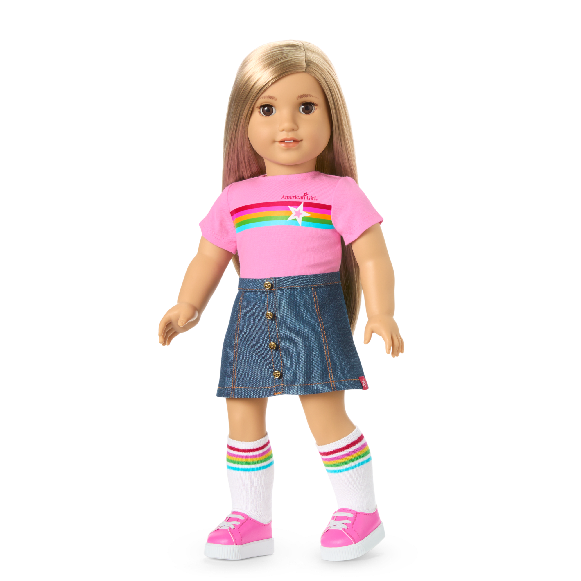 Truly Me™ 18-inch Doll #131 with straight blonde hair - Image 11