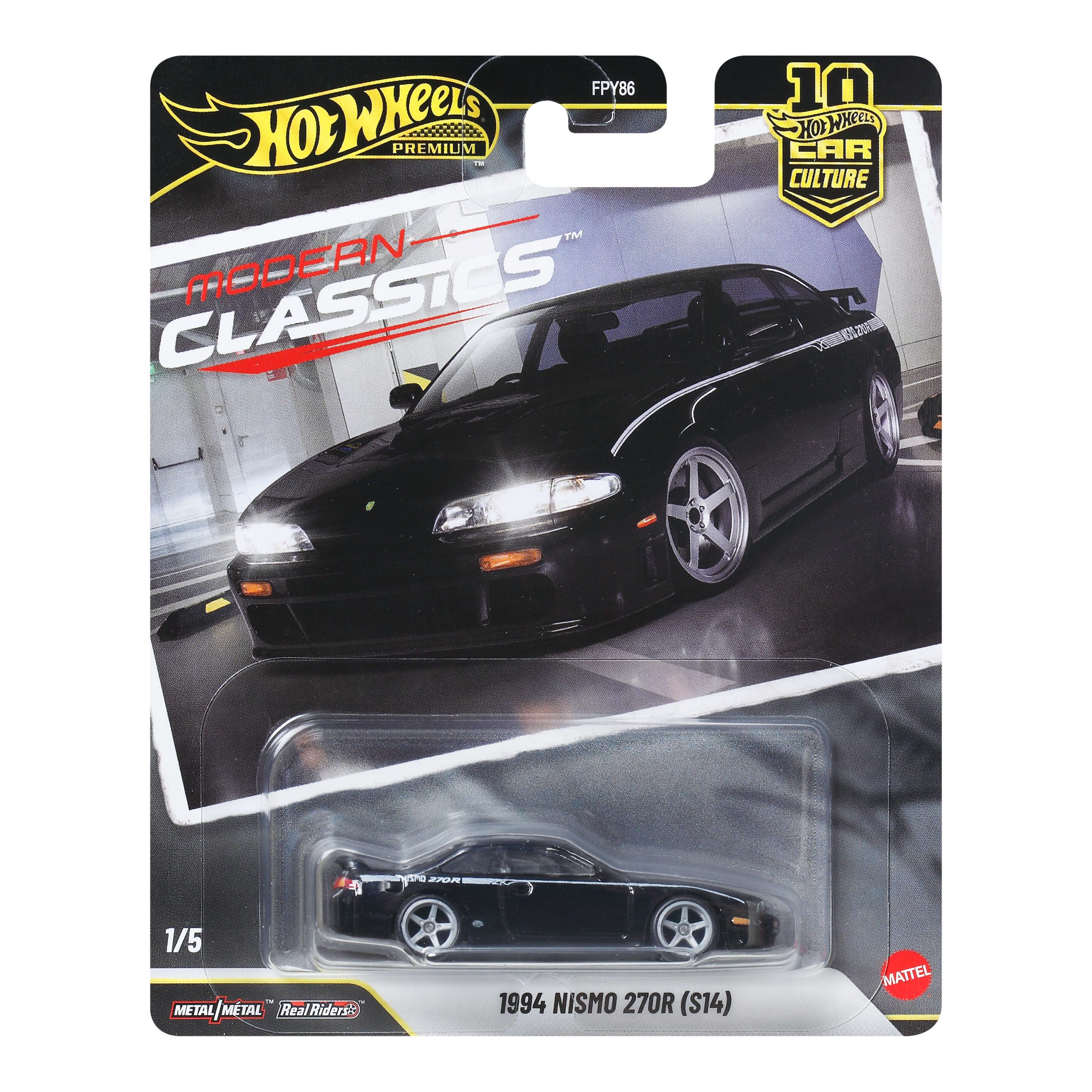 Hot Wheels Car Culture Premium 1:64 Scale Die-Cast Toy 1994 Nismo 270R (S14). Modern Classics - Image 6