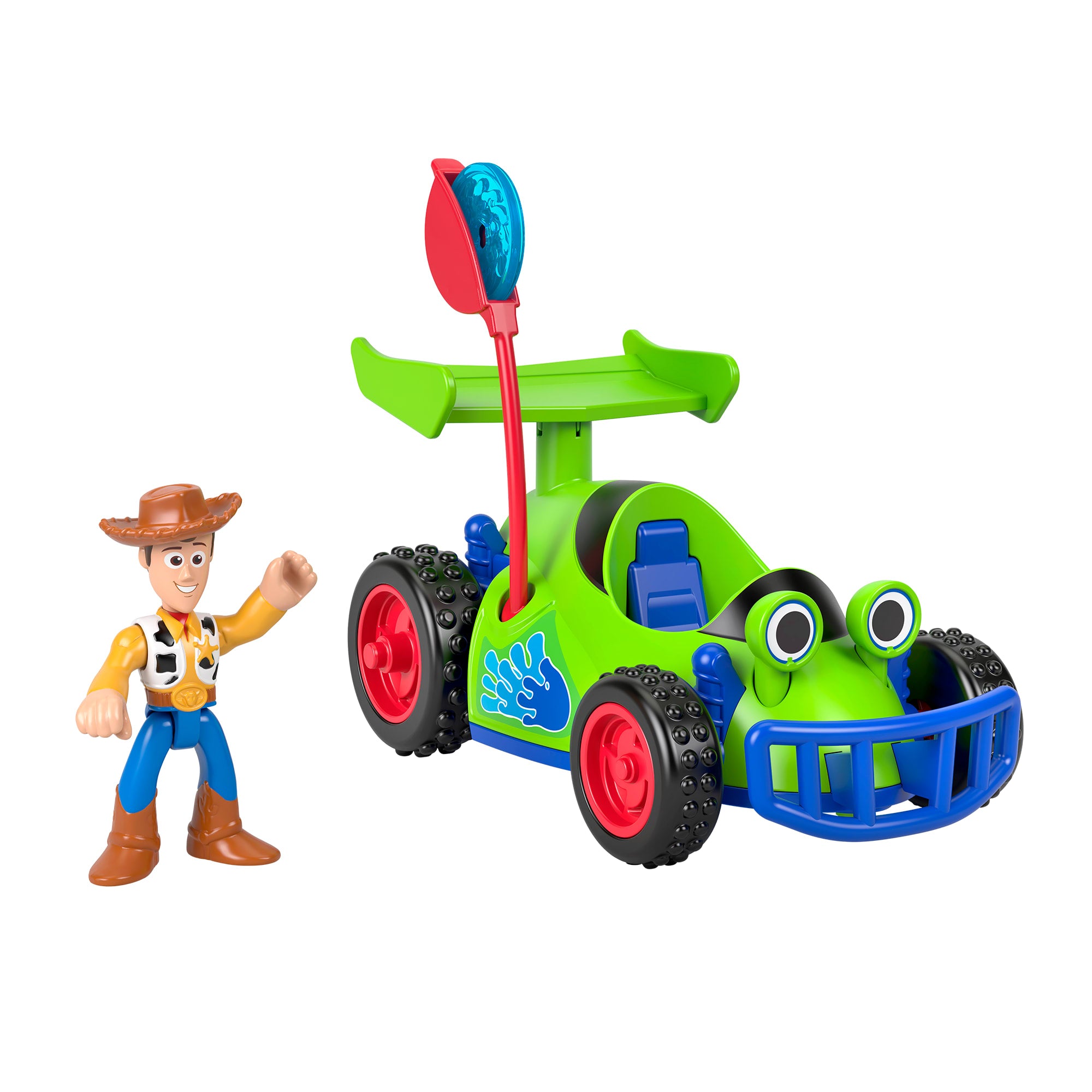 Imaginext Woody & R.C. Play Set With Projectiles. Inspired By Disney And Pixar Toy Story