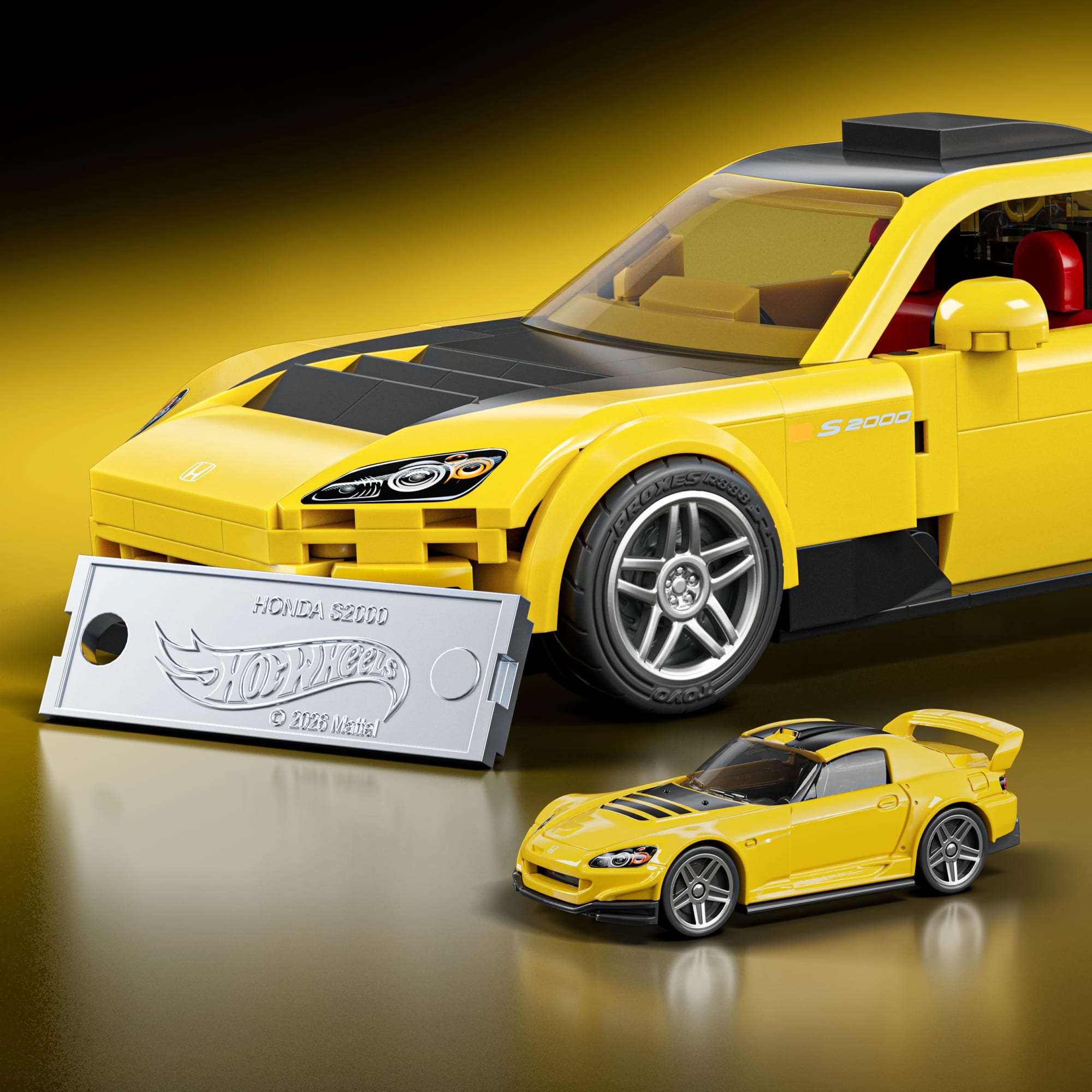 Mattel Brick Shop Hot Wheels '07 Honda S2000 Building Set - Image 5