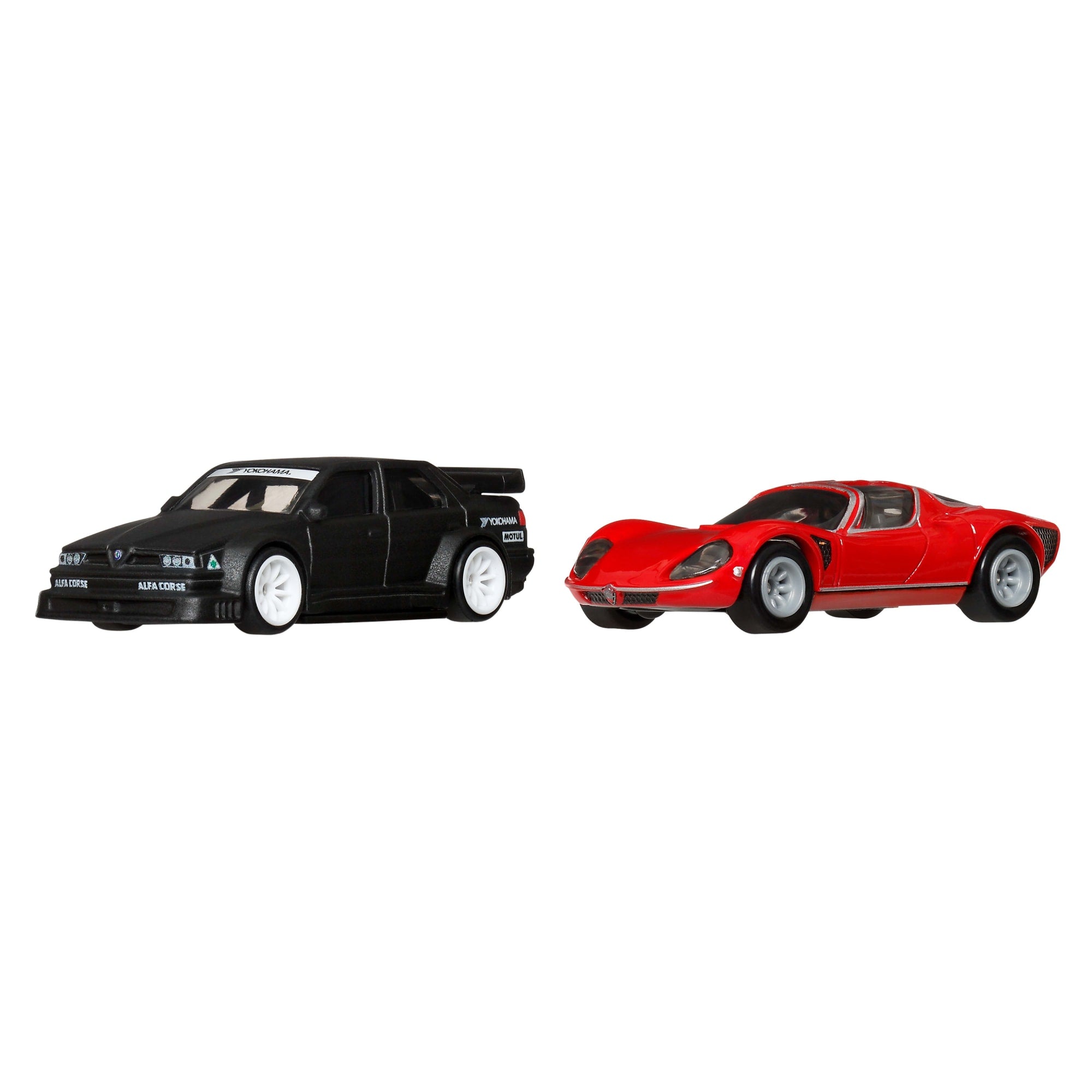 Hot Wheels Premium Car Culture 2-Pack Alfa Romeo 155 V6 TI & '69 Alfa Romeo 33 Stradale - Image 2