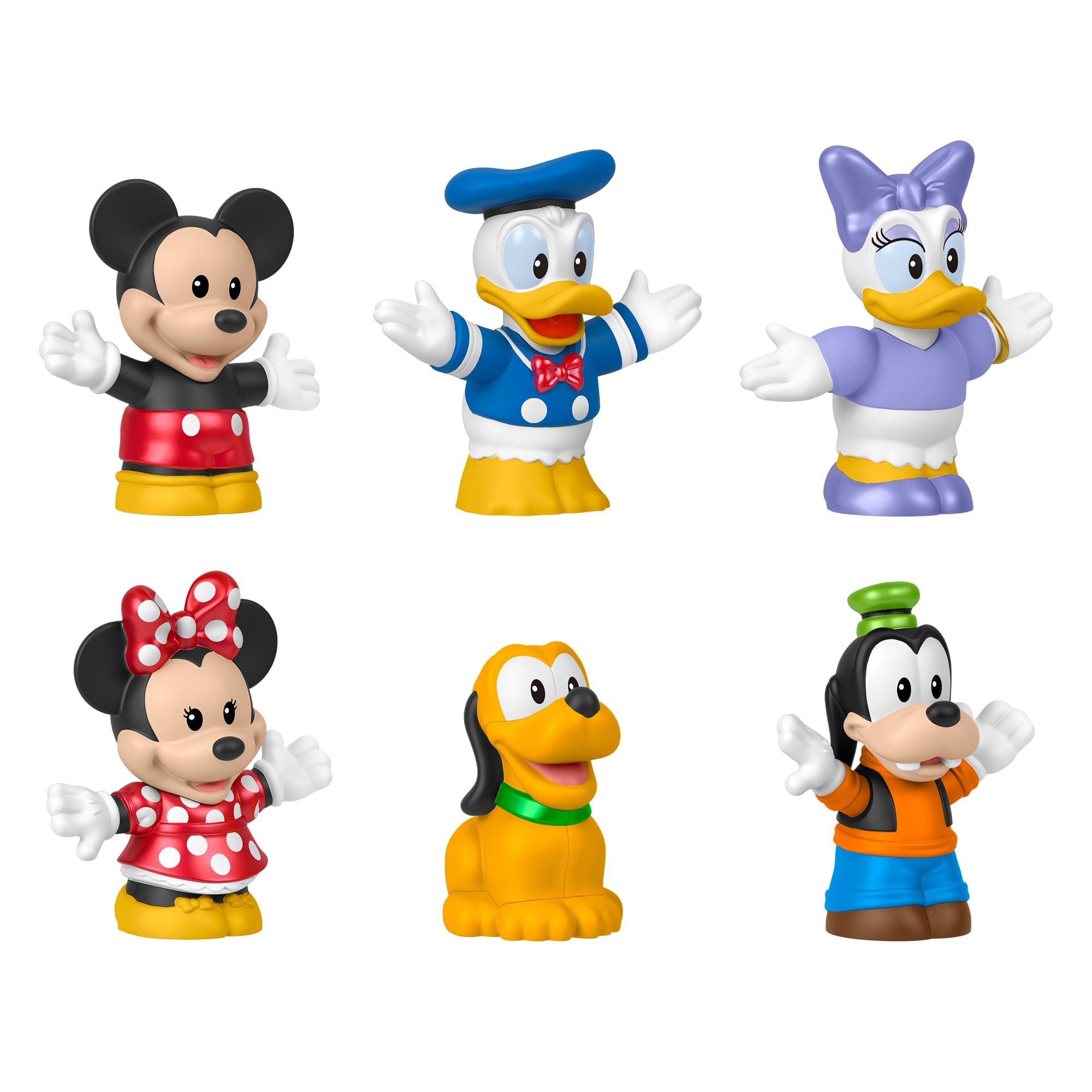 Fisher-Price Little People Disney Mickey & Friends 6-Piece Figure Set For Toddlers & Kids
