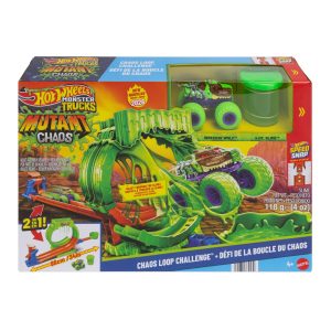 Hot Wheels Monster Trucks Veículo de Brinquedo Mutant Chaos Slime