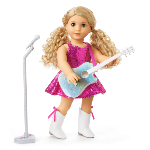 American Girl® x Megan Moroney Stage Outfit. Guitar & Mic Stand for 18-inch Dolls