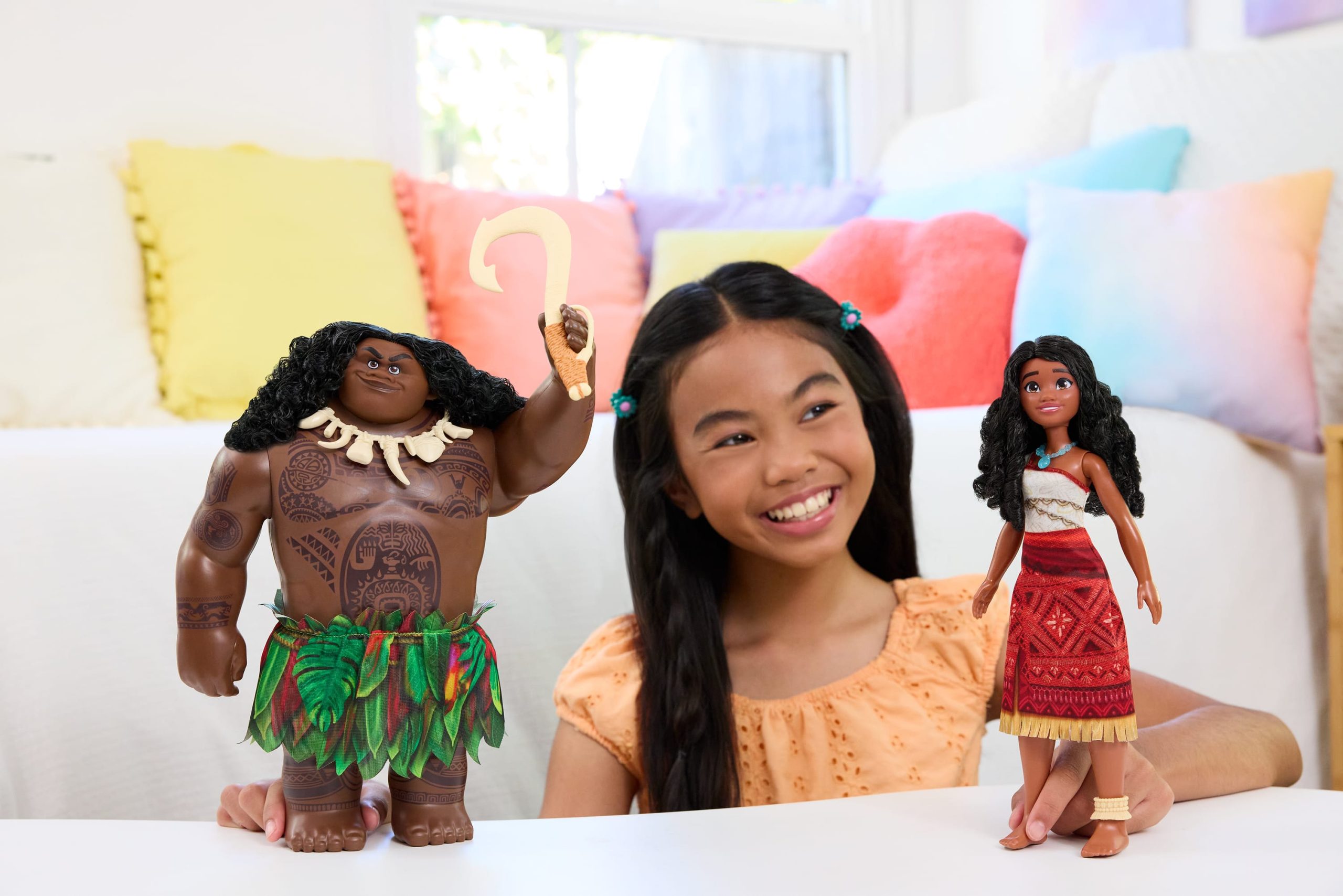 Disney Moana 2 Moana & Maui Voyager Set With 2 Fashion Dolls & 4 Accessories. Inspired By The Movie - Image 2