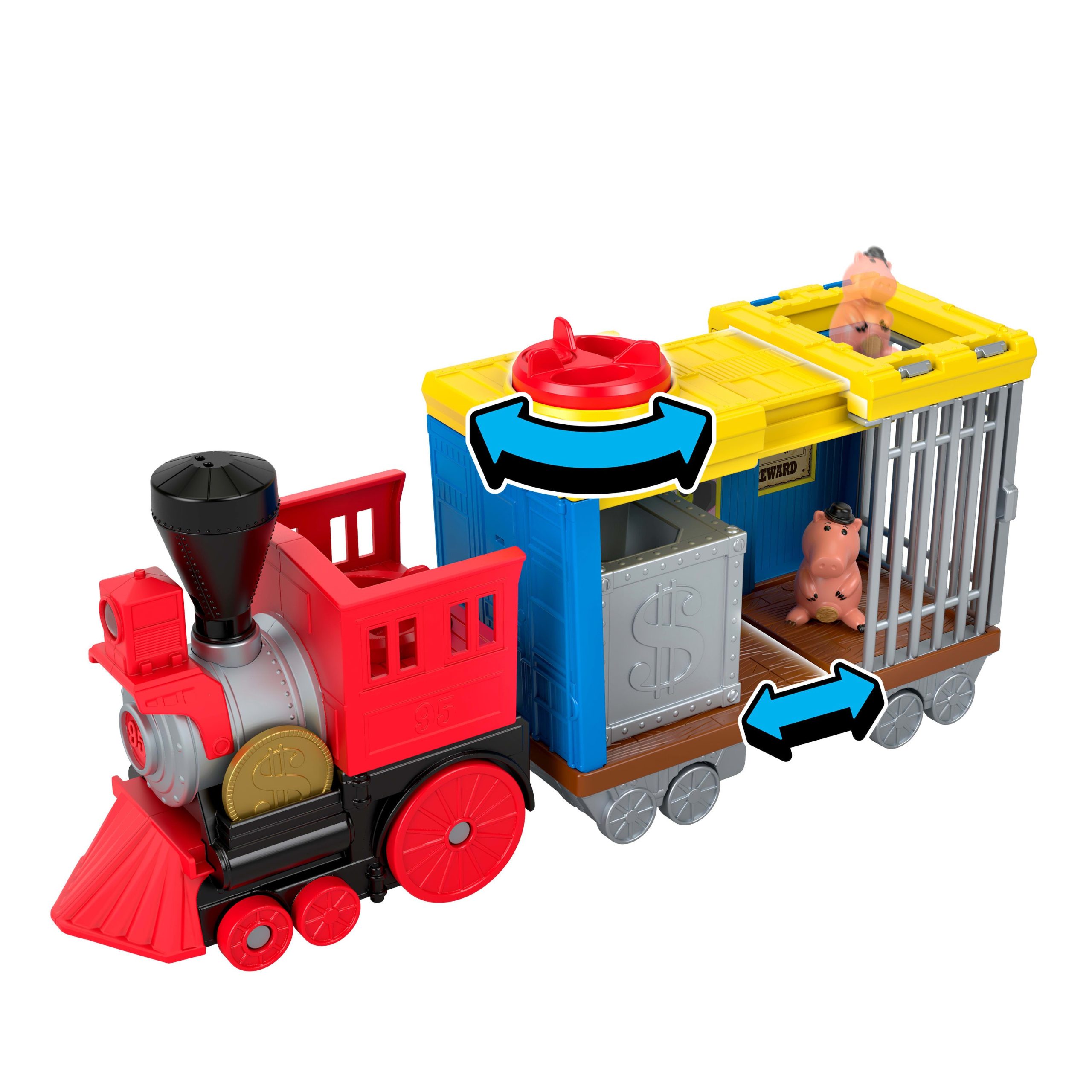 Imaginext Toy Story Veículo de Brinquedo Toy Story Trem do Velho Oeste do Woody