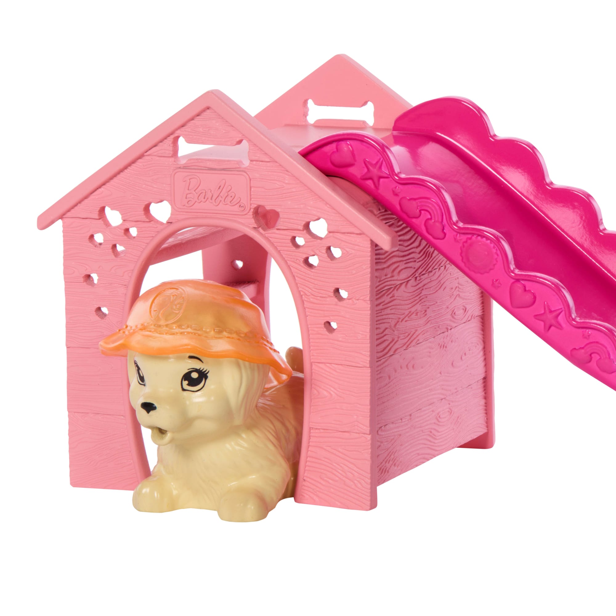 Barbie Puppy Pool Party Playset With Doll. Pool. Doghouse & Slide. 2 Pet Figures & 6 Accessories - Image 5