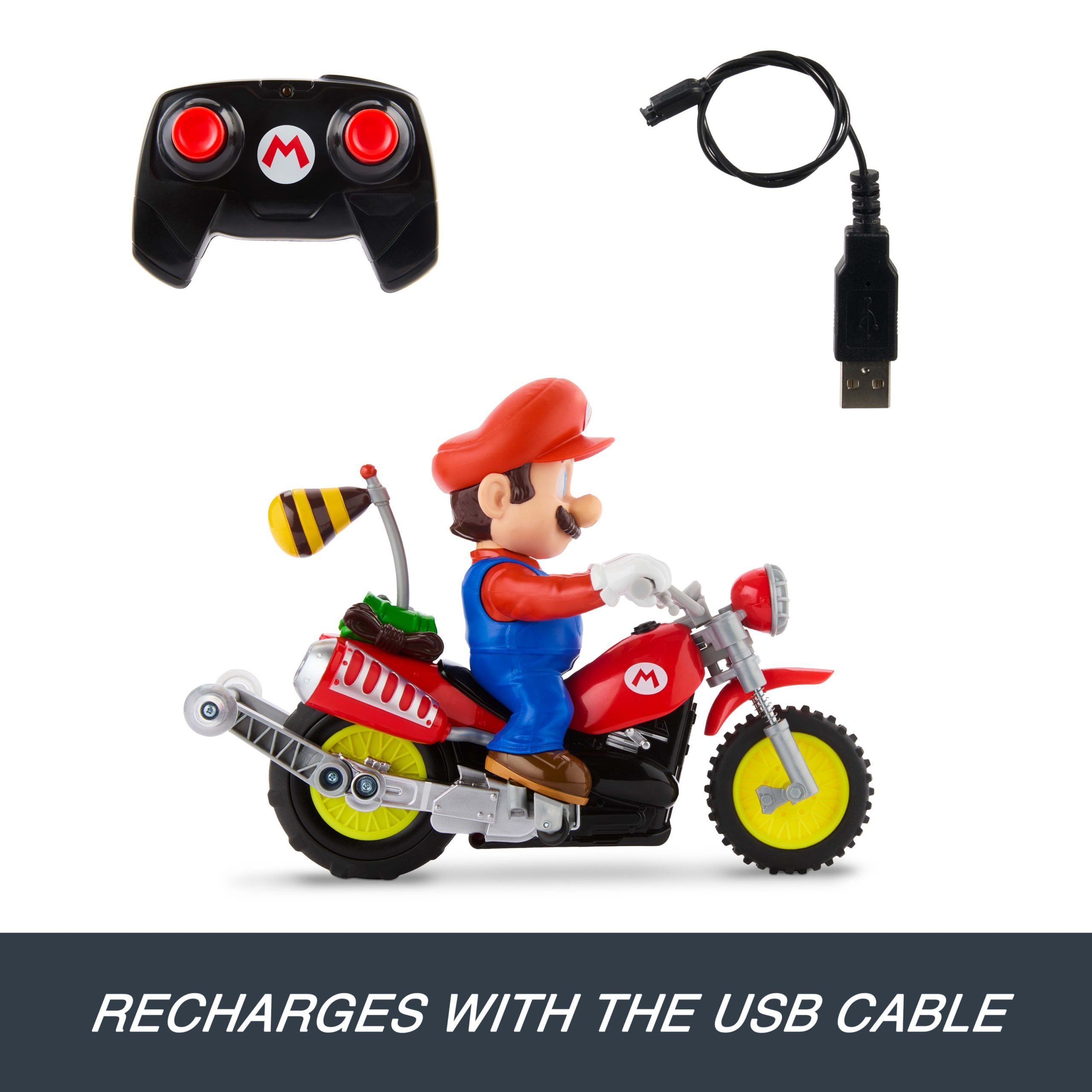 Hot Wheels Mario Wheelie Motocross RC Vehicle - Image 4
