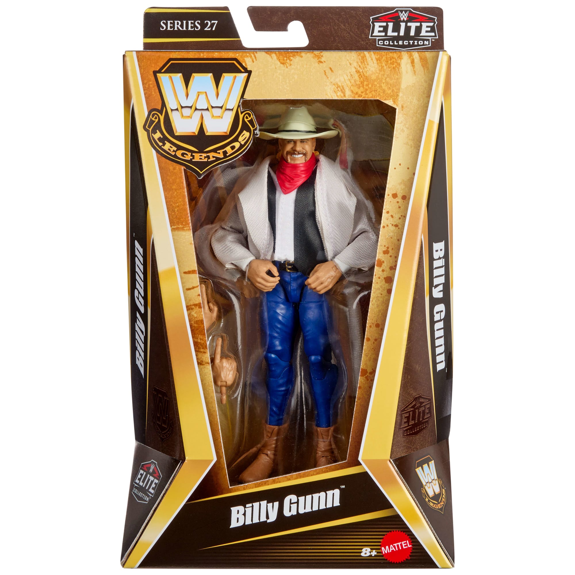 WWE Elite Legends Smoking Guns Billy Gunn Action Figure - Image 6