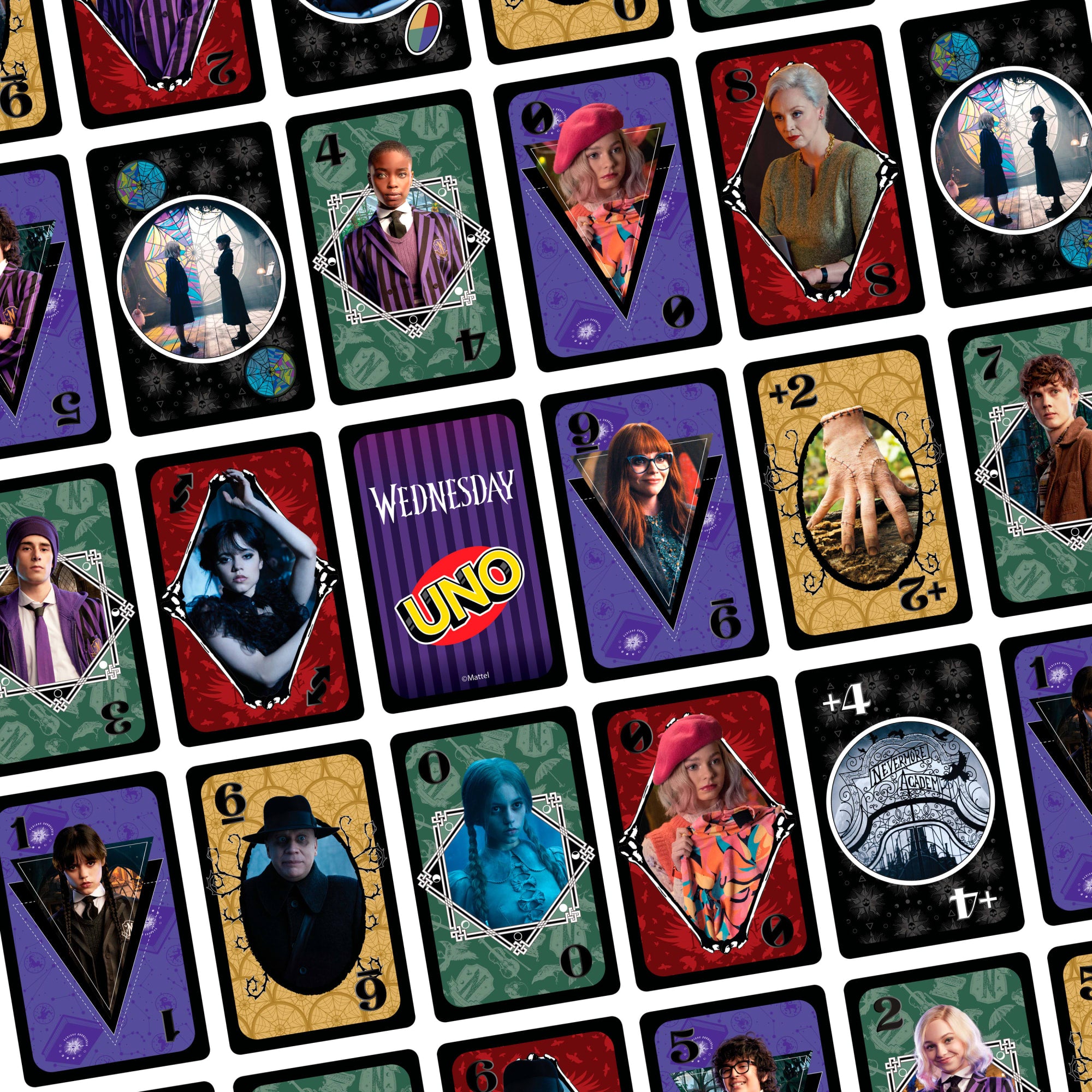 UNO Wednesday Card Game For Kid. Adult & Family Nights. Toy Collectible Inspired By The Series - Image 5
