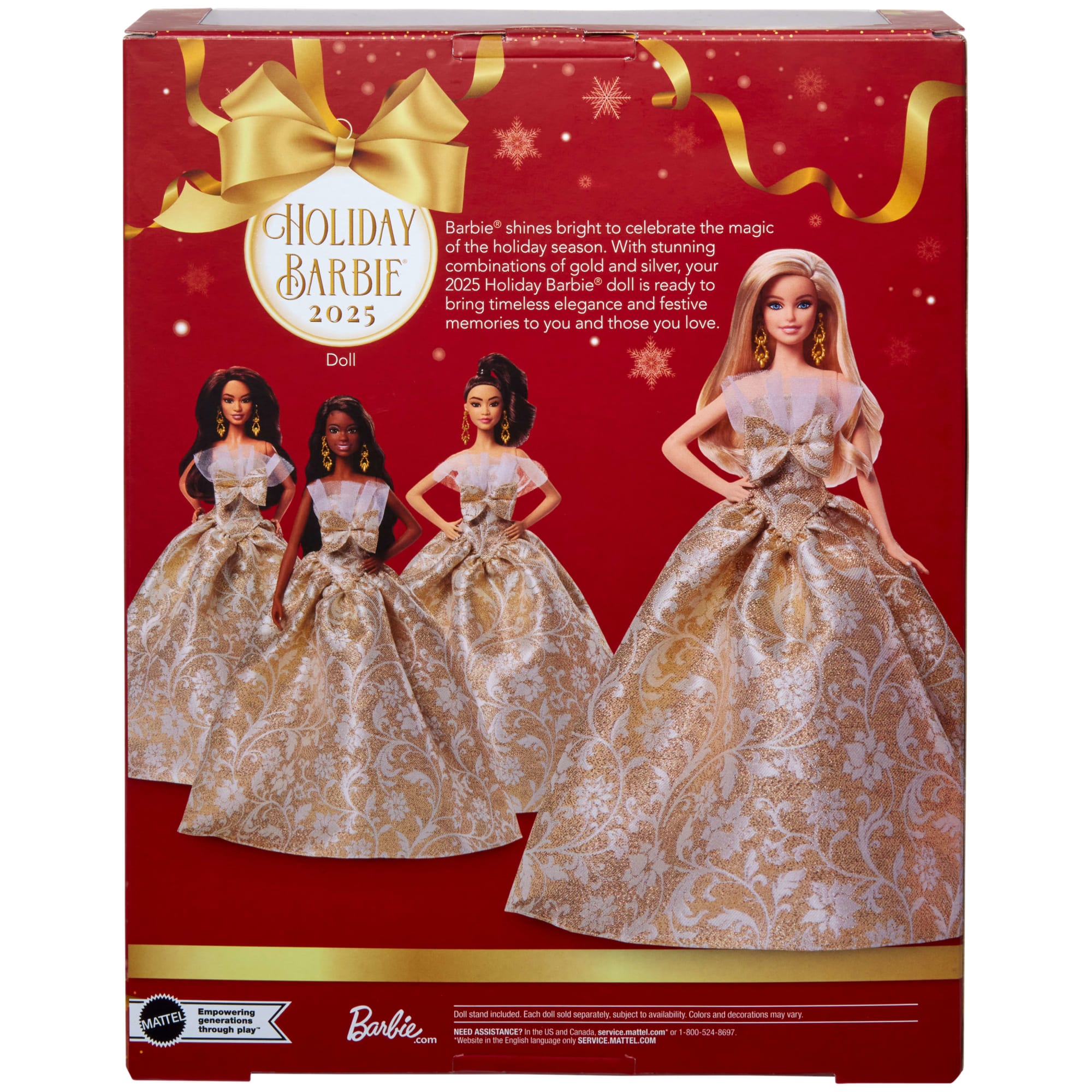 Barbie® Poupée Barbie® Joyeux Noël 2025 - Image 6