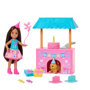 Barbie Coffret Suprise D'Anniversaire Club Chelsea et Accessoires