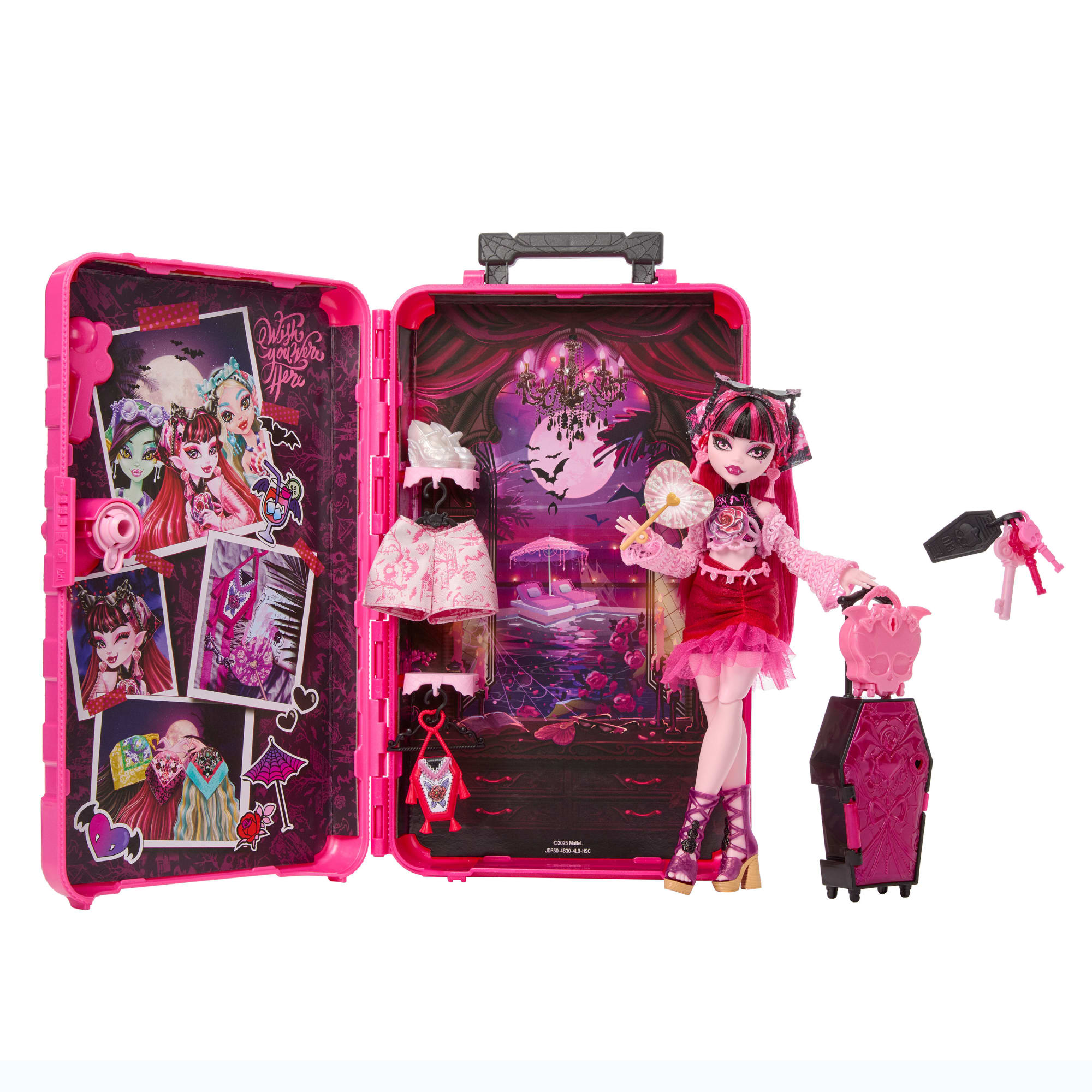 Monster High Skulltimate Secrets Gore-Geous Oasis Playset. Draculaura Doll And Accessories - Image 5