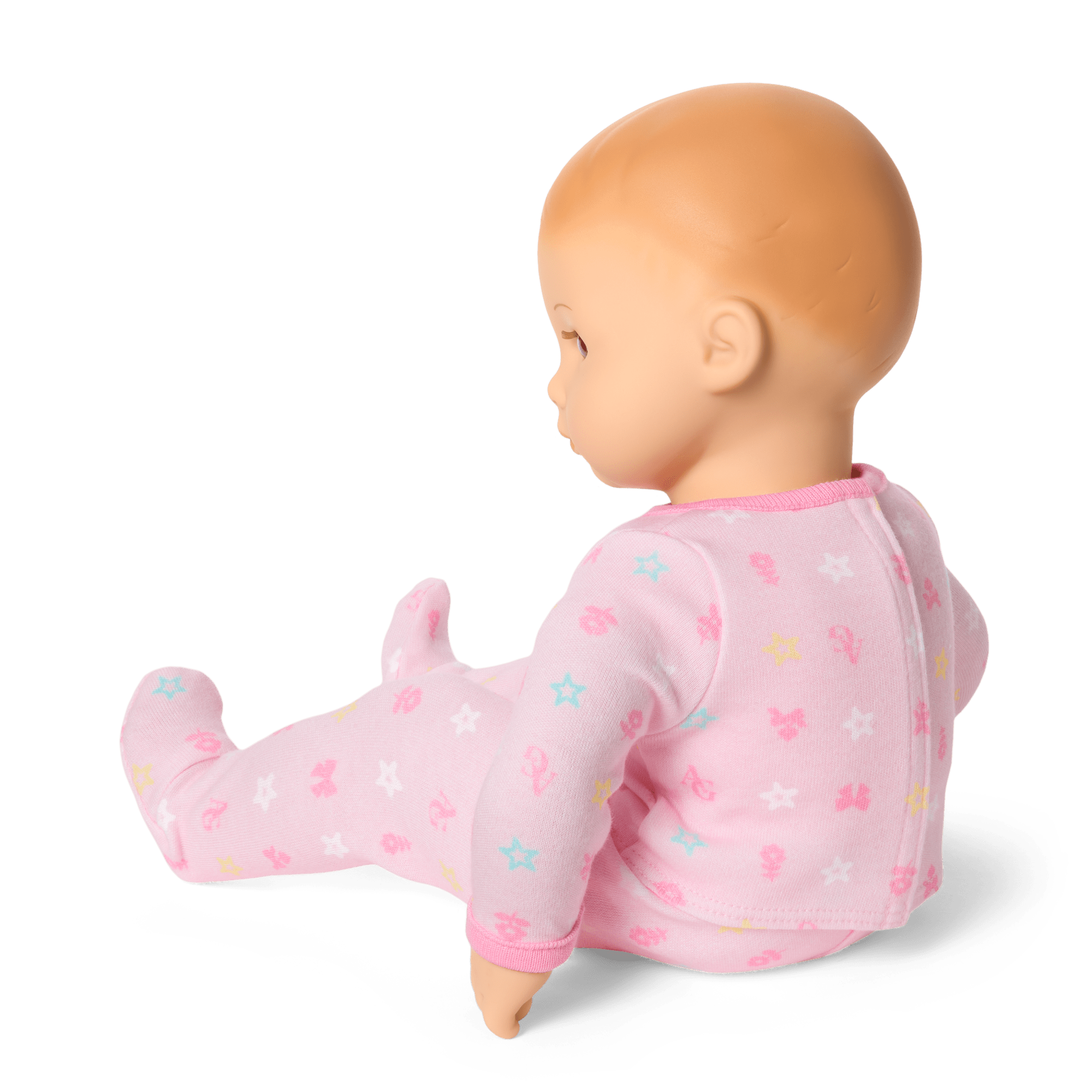 Bitty Baby® Doll #6 with red hair in Pastel Pink - Image 4