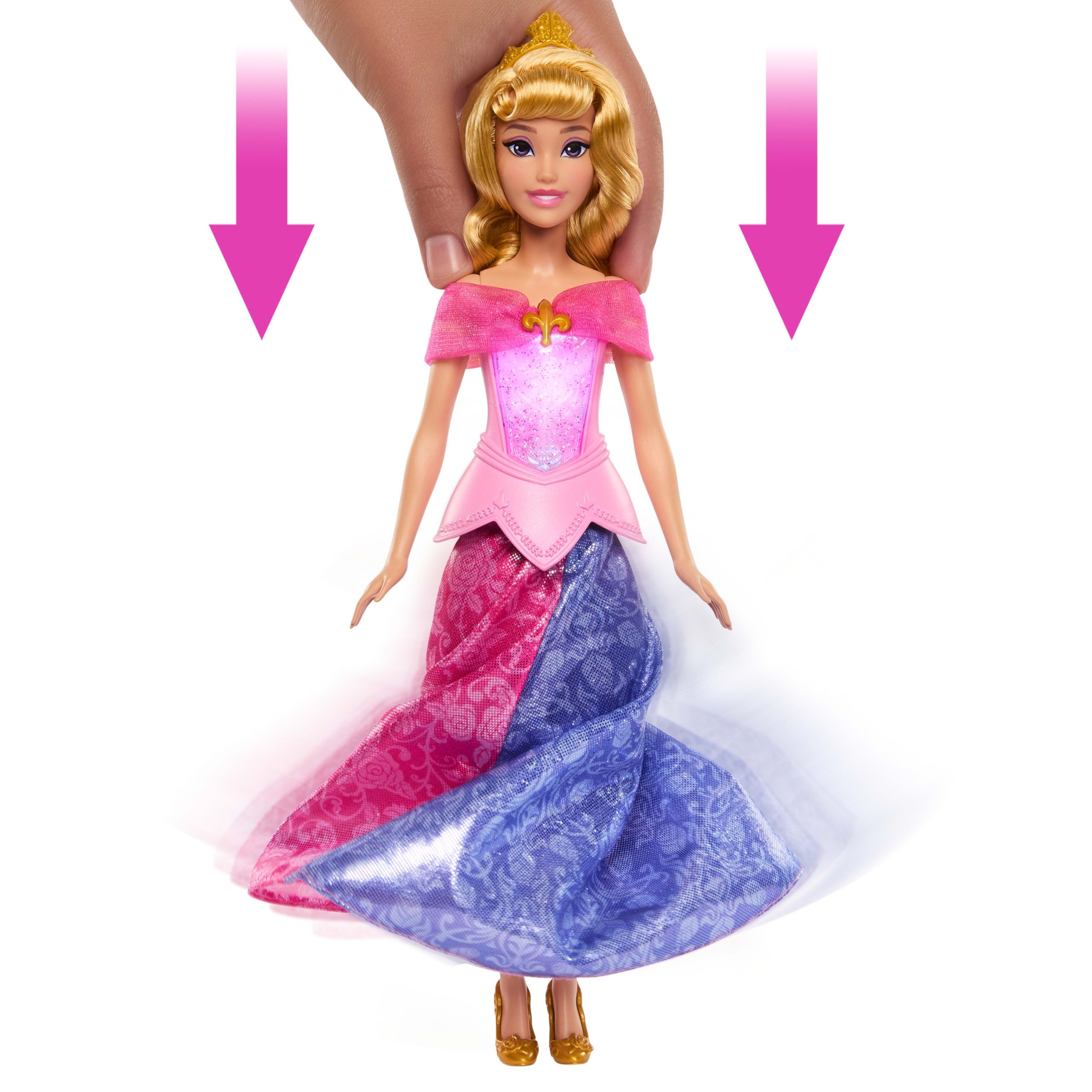 Princesses Disney Poupée Aurore et Sa Robe Magique - Image 4