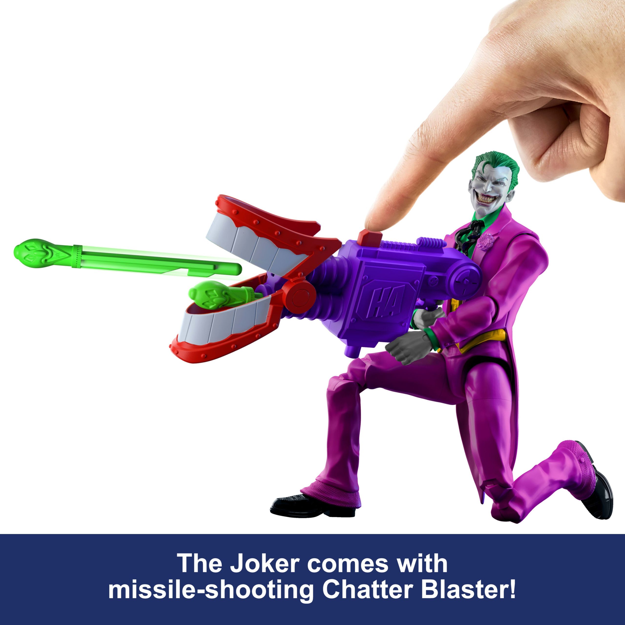 DC Premier 6.5 inch The Joker Action Figure Series 1. 22 Articulations. Chatter Teeth Weapon - Image 3