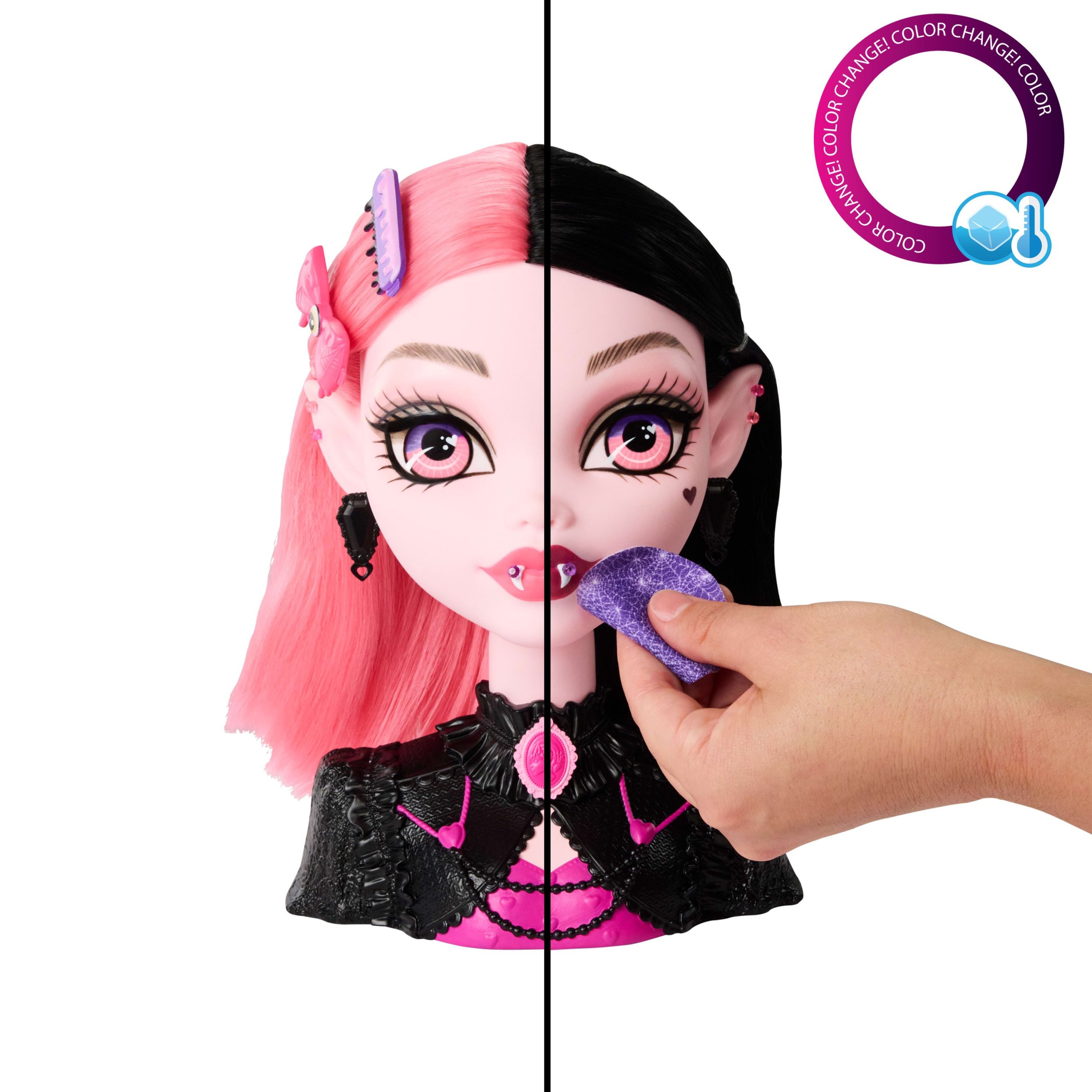 Monster High Tête à Coiffer Draculaura - Image 4