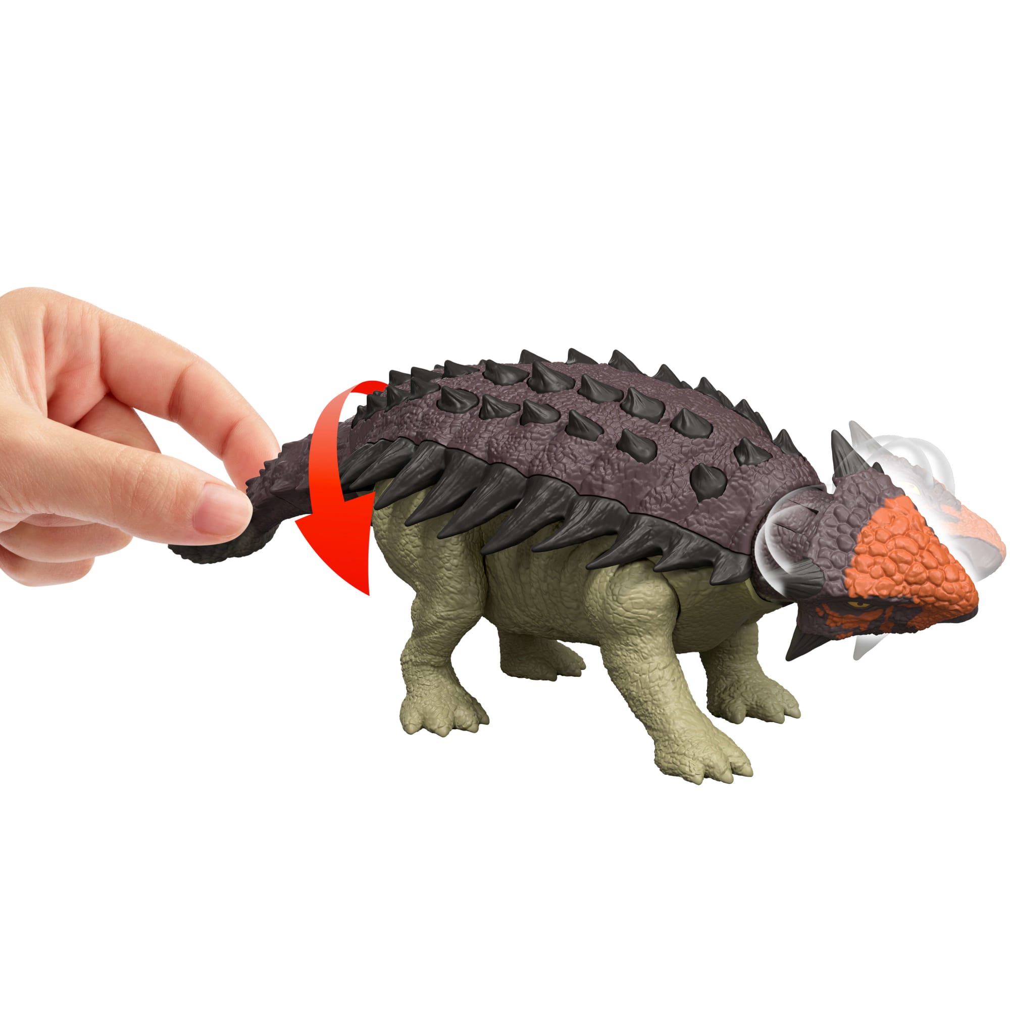 Jurassic World Dinosaurio de Juguete Rebirth Rugido Salvaje Euoplocephalus - Image 4