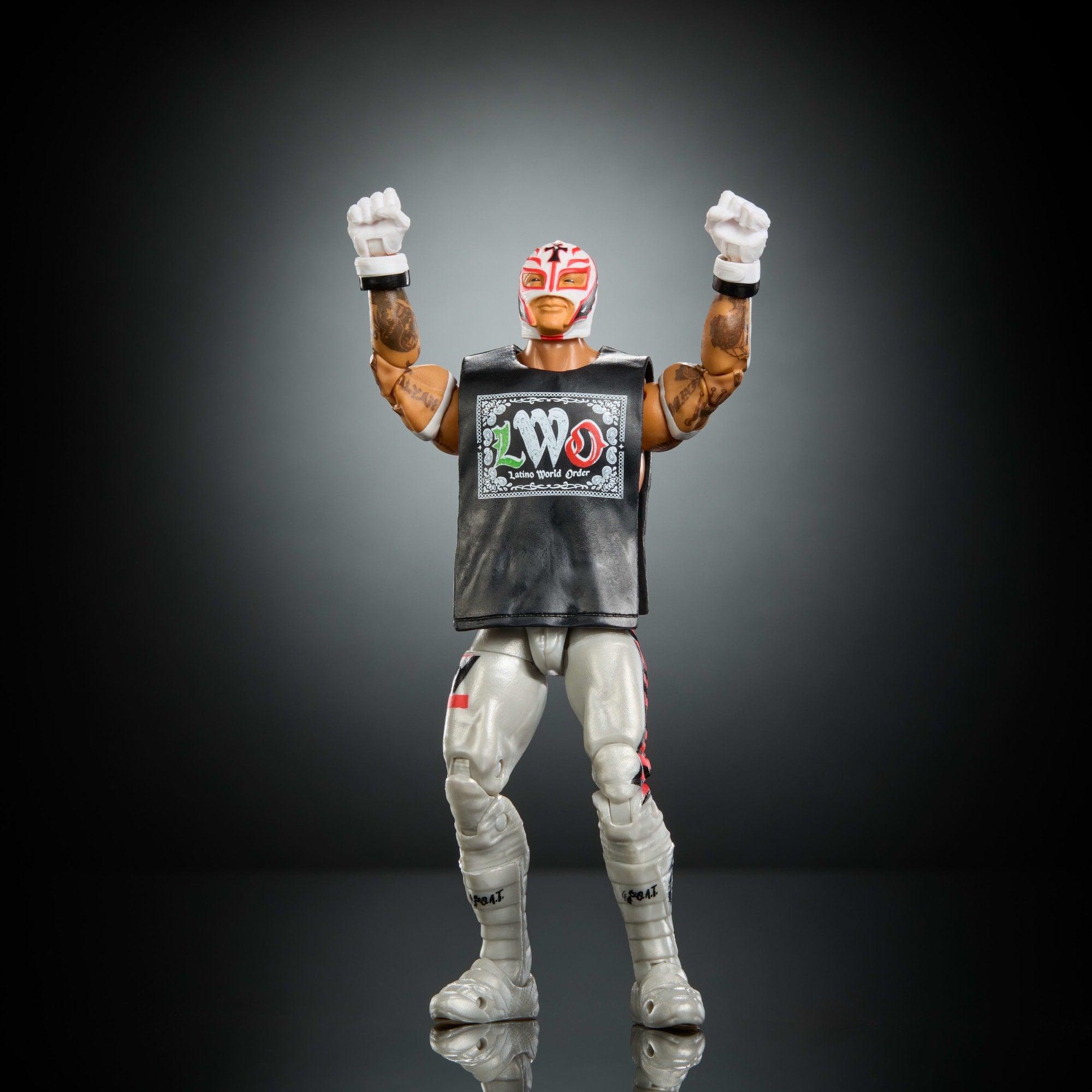 WWE Elite Rey Mysterio Action Figure. Series #125 Set. 6-Inch Collectible With Articulation & Accessories - Image 5
