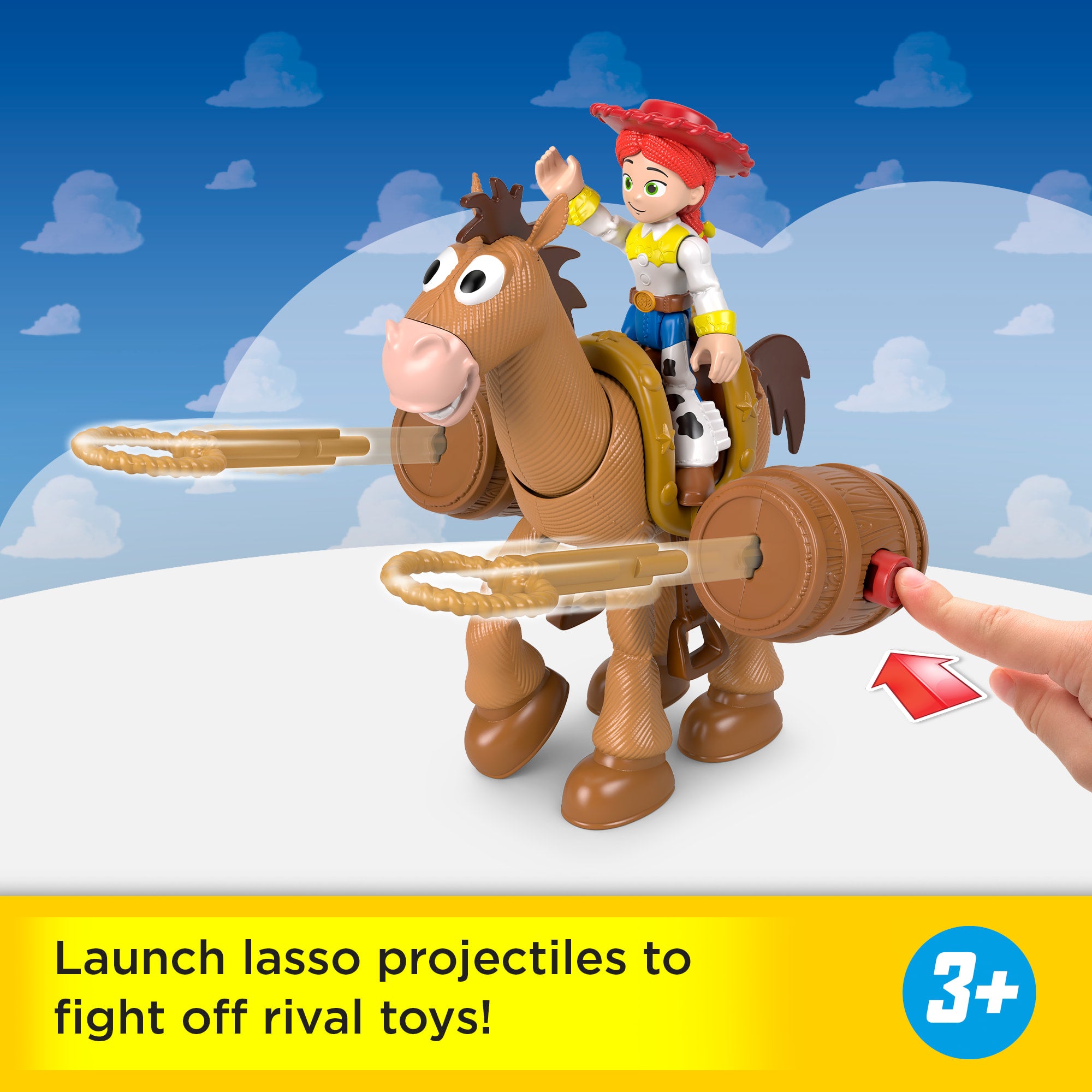 Imaginext Jessie & Bullseye Play Set. Projectiles & Saddle. inspired By Disney And Pixar Toy Story - Image 2