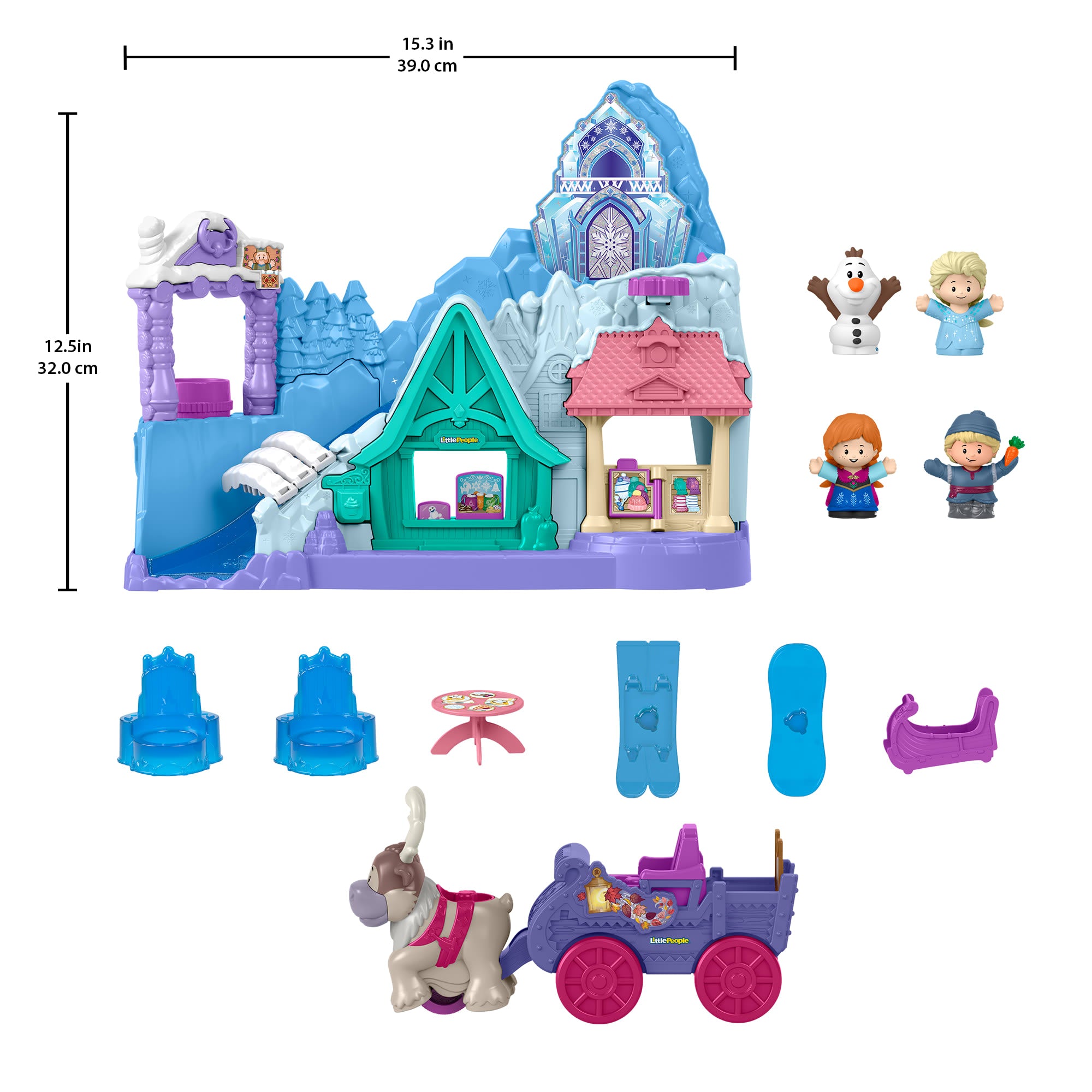 Fisher-Price Little People Disney Frozen Arendelle Adventures Playset With Figures For Toddlers - Image 6