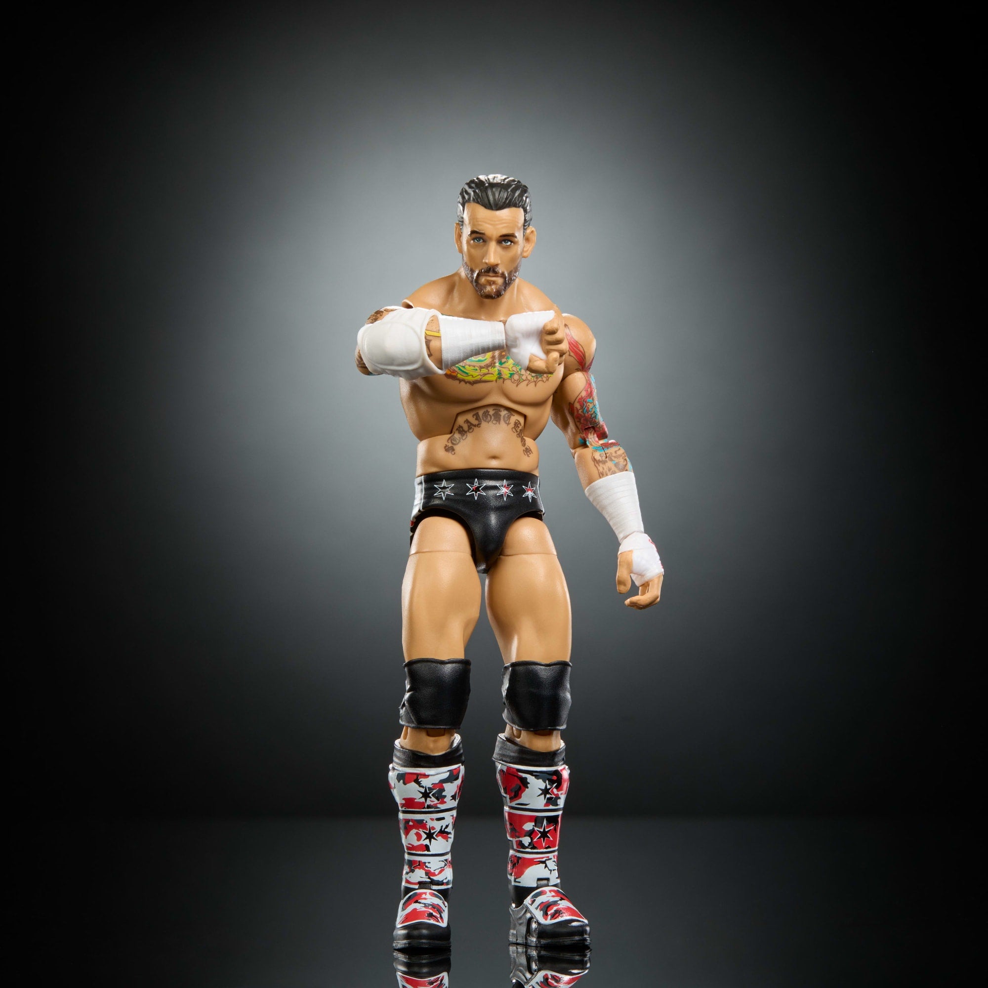WWE Elite Collection Top Picks Cm Punk Action Figure & Accessories. 6-Inch Collectible Set - Image 4