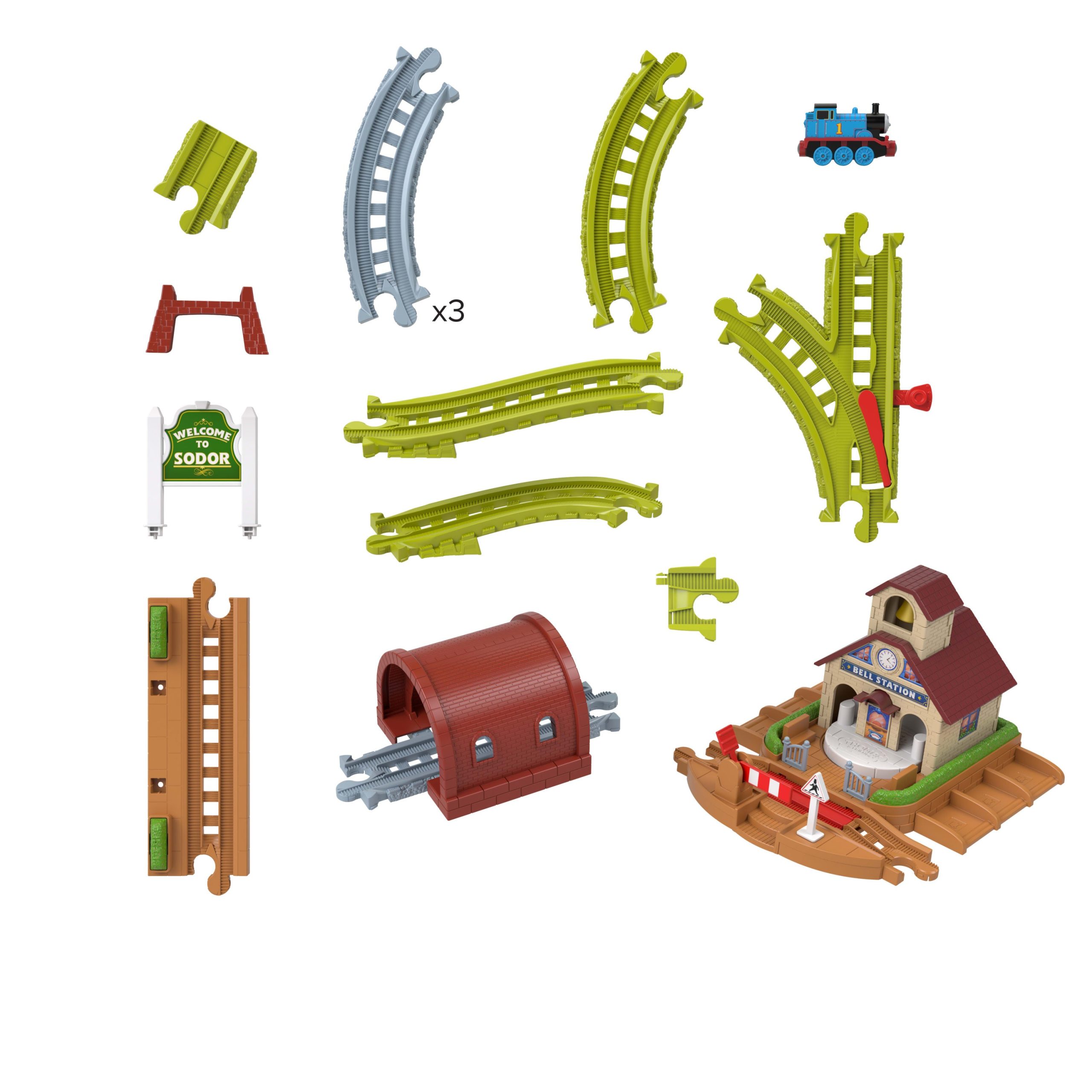 Thomas e Seus Amigos Pista de Brinquedo Estação Bell – Conjunto de Trem - Image 5