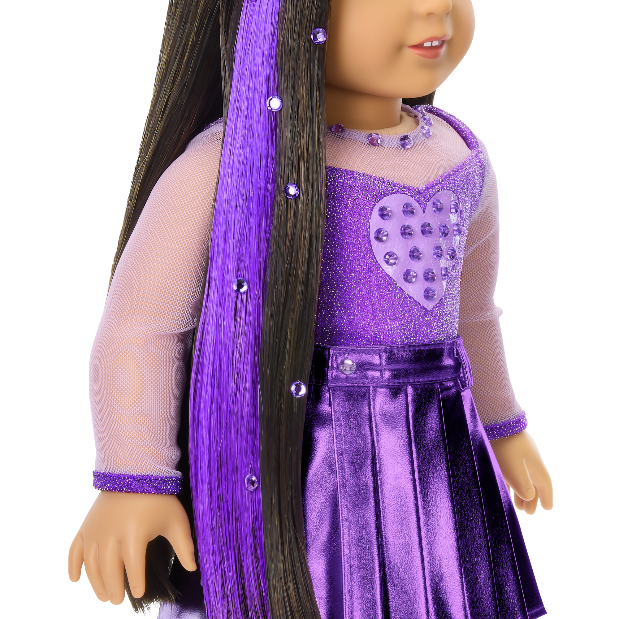 February Amethyst Bliss Outfit for 18-inch Dolls - Image 6