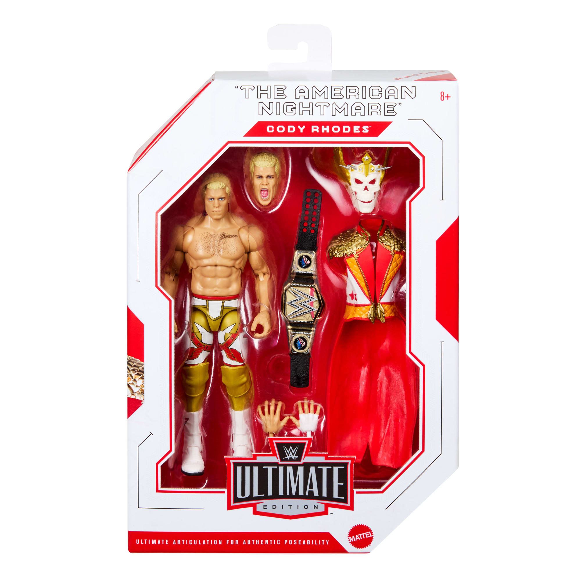 WWE Ultimate Edition Cody Rhodes Action Figure & Accessories Set. 6-Inch Collectible Superstar - Image 2