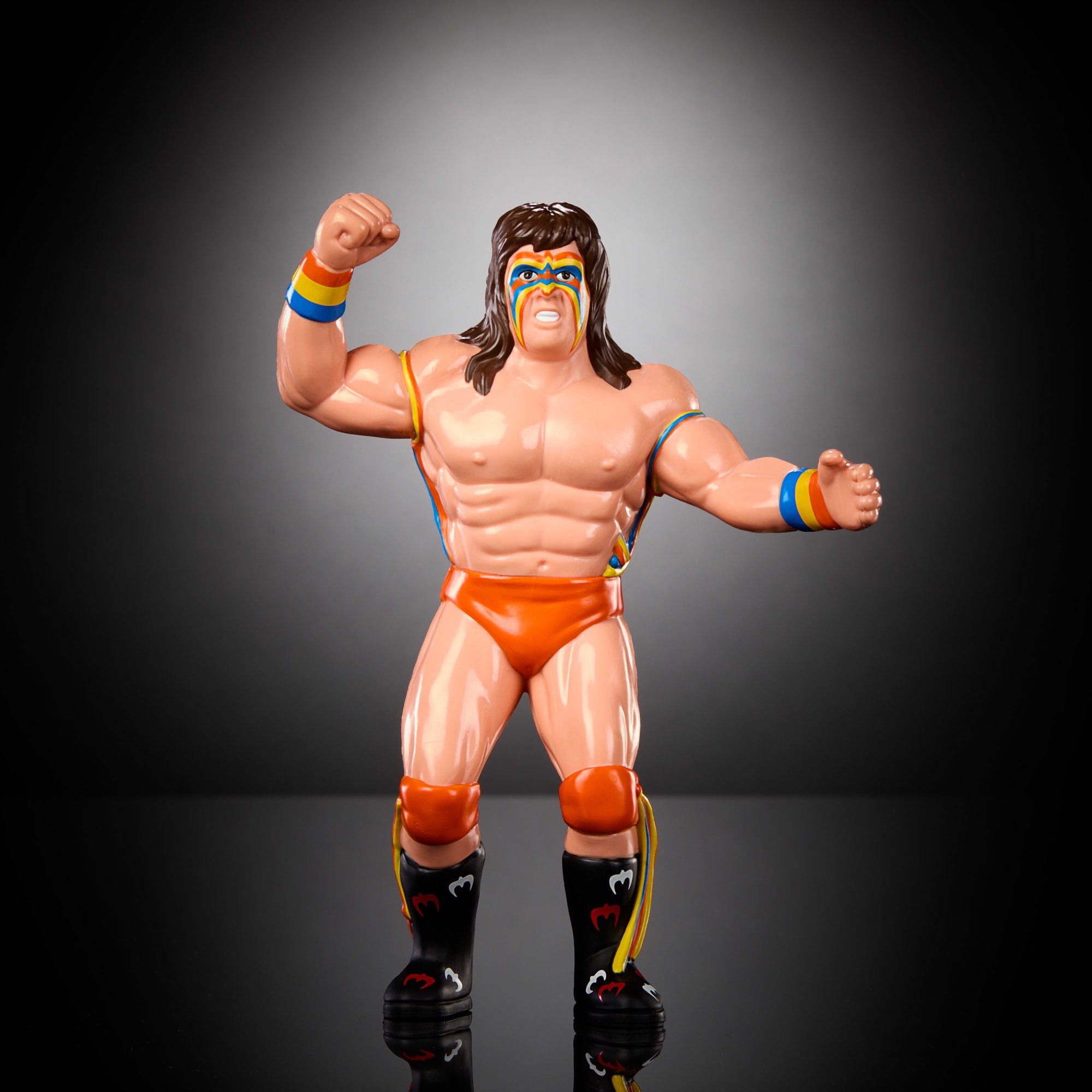 LJN WWE Superstars Ultimate Warrior Action Figure & Poster - Image 3