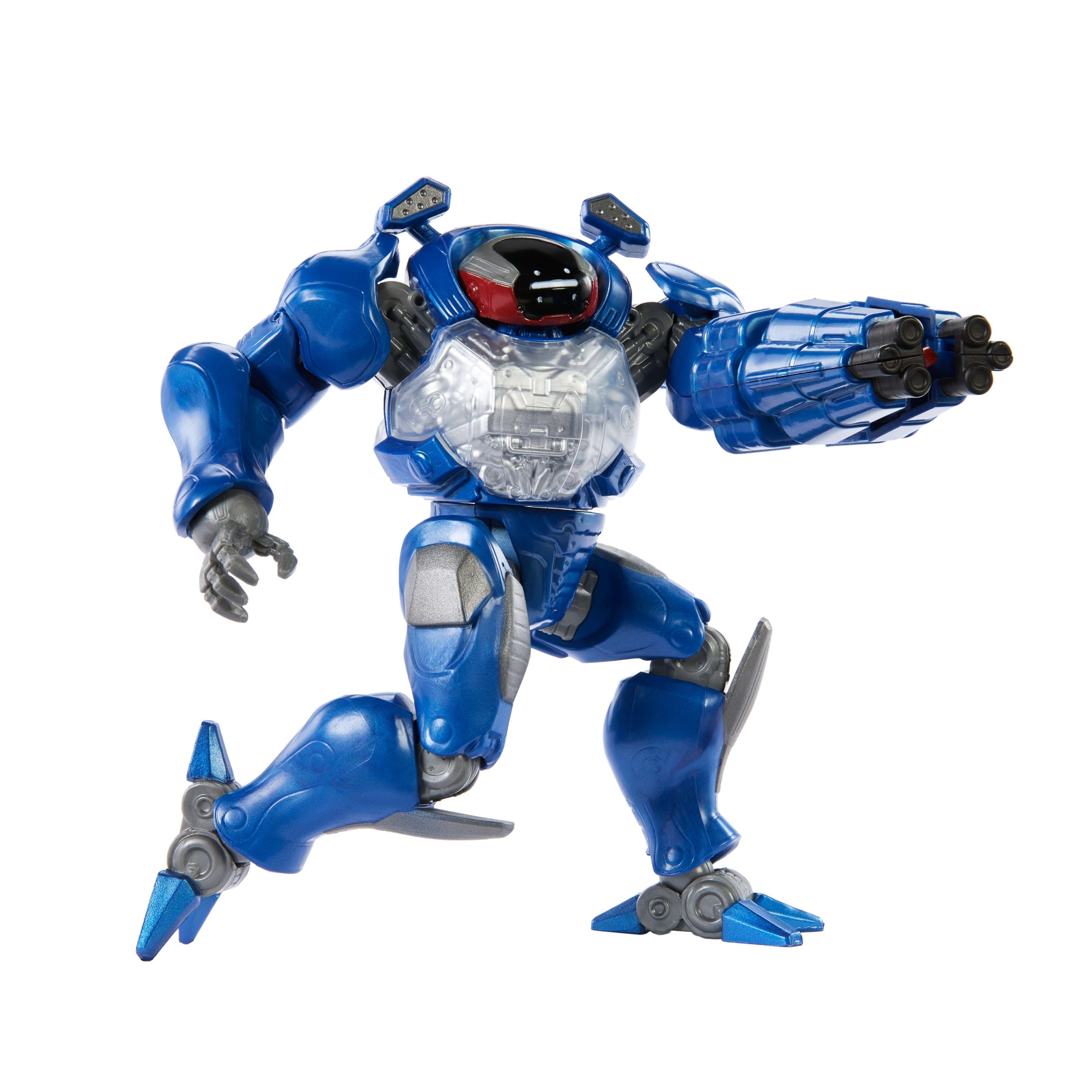 Masters Of The Universe Combat Ready Roboto Figure Toy. 5.5 Inch Twist & Release Quick Draw - Image 4