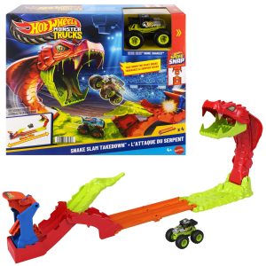 Hot Wheels Monster Trucks Pista Mordida de Serpente