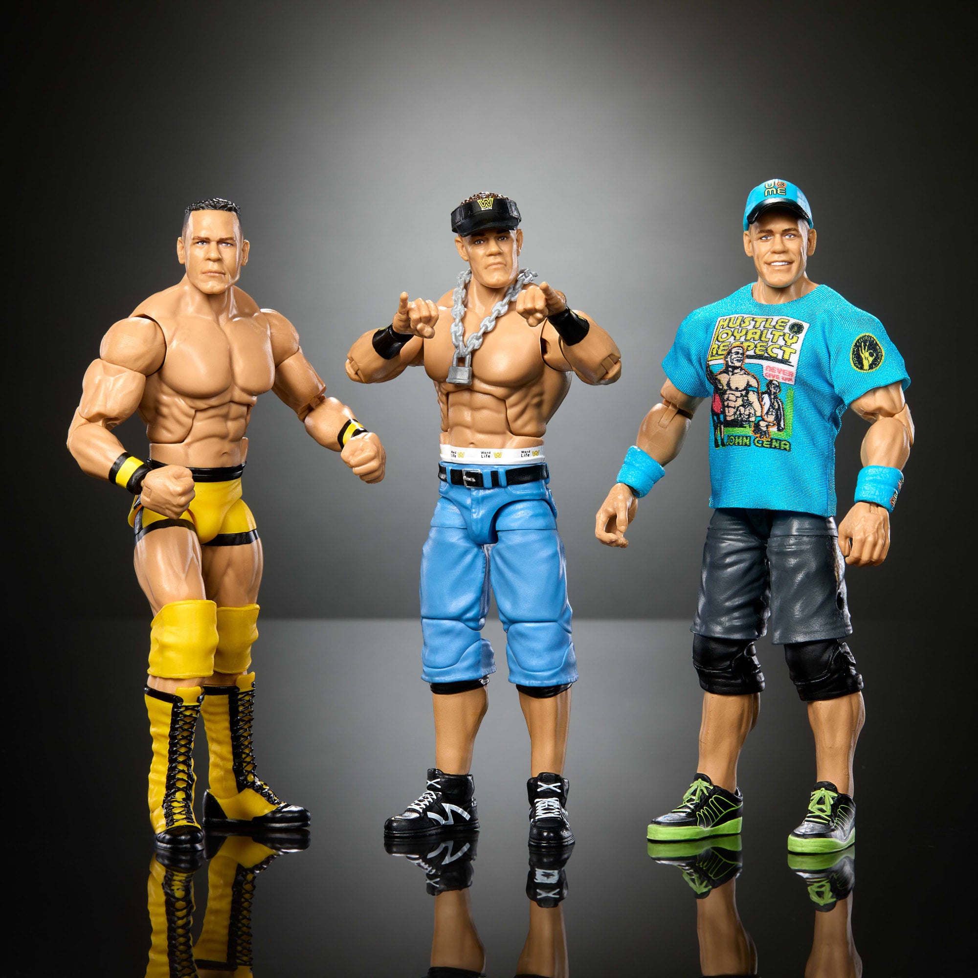 WWE Elite Collection John Cena 3-Pack. Collectible Set Of 6-inch Action Figures With Articulation - Image 5