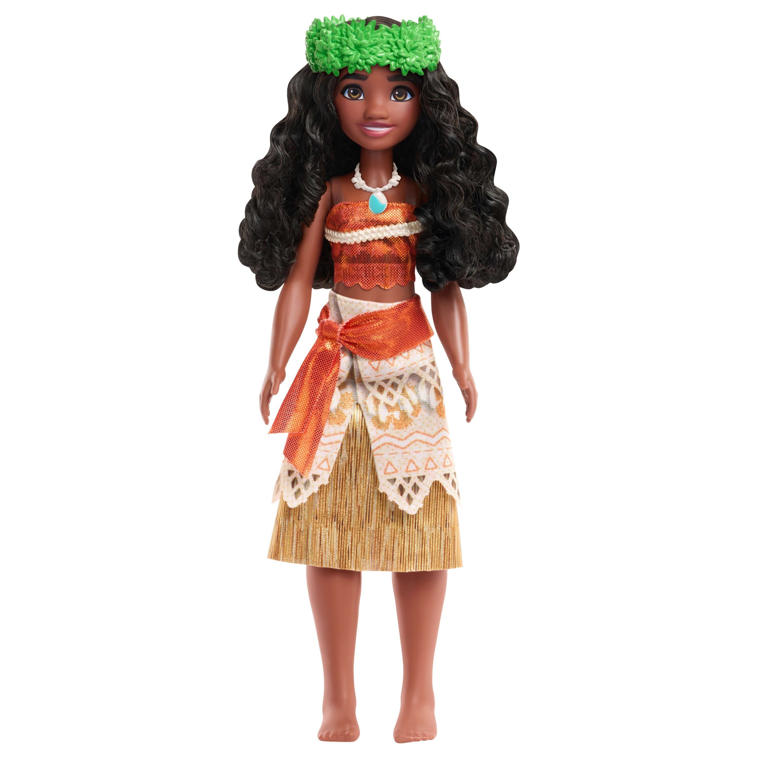 Disney Princess Enchanted Stories Moana Fashion Doll With Sparkling Outfit & Accessories. Posable